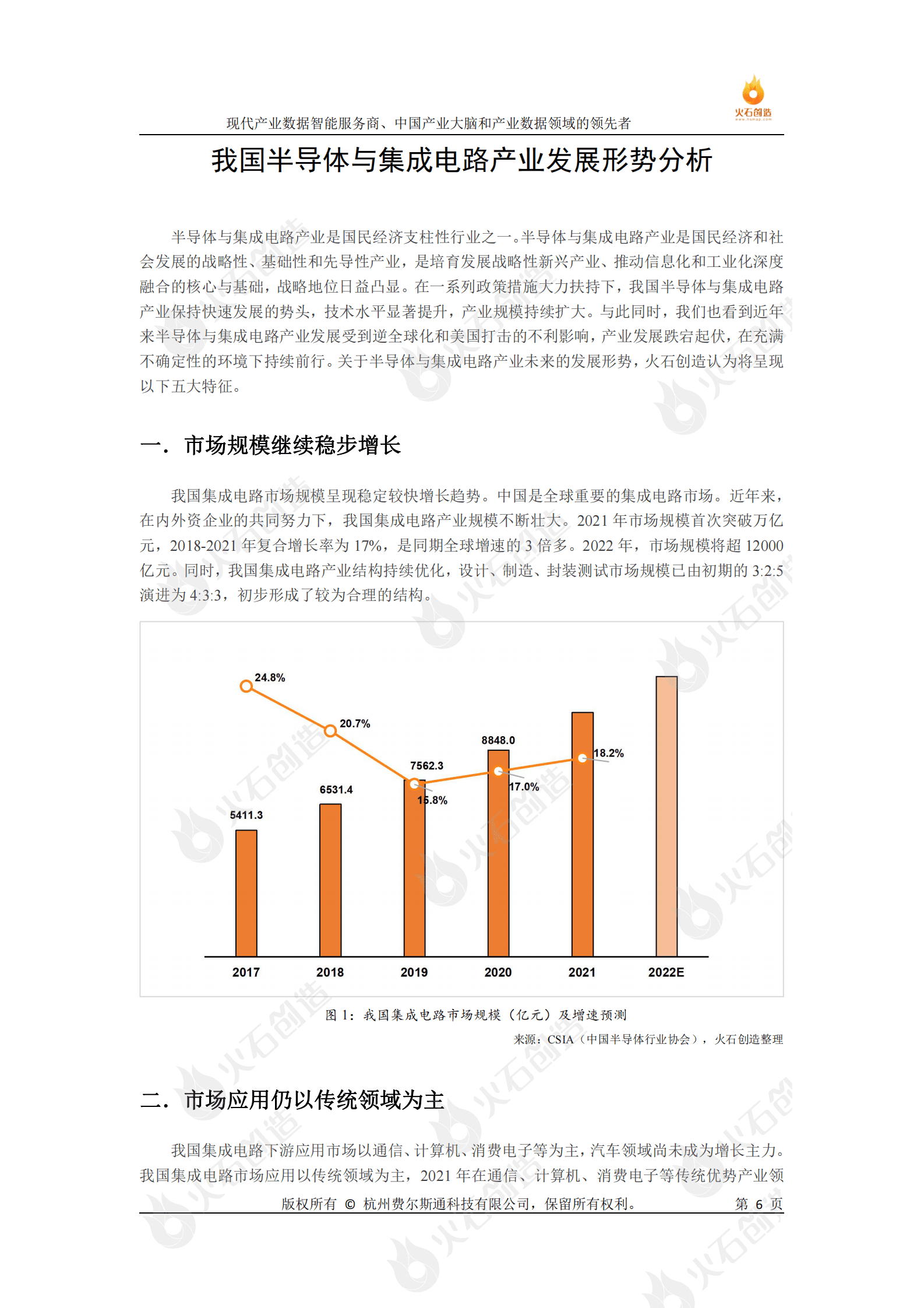 火石创造：2023半导体与集成电路产业发展专题报告 第6页