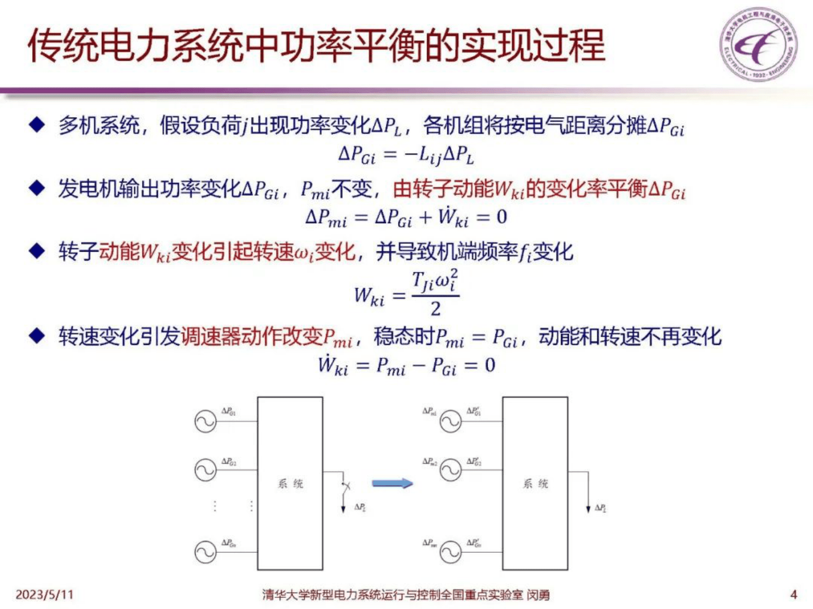 清华大学闵勇：新型电力系统中的功率平衡和频率动态 第5页