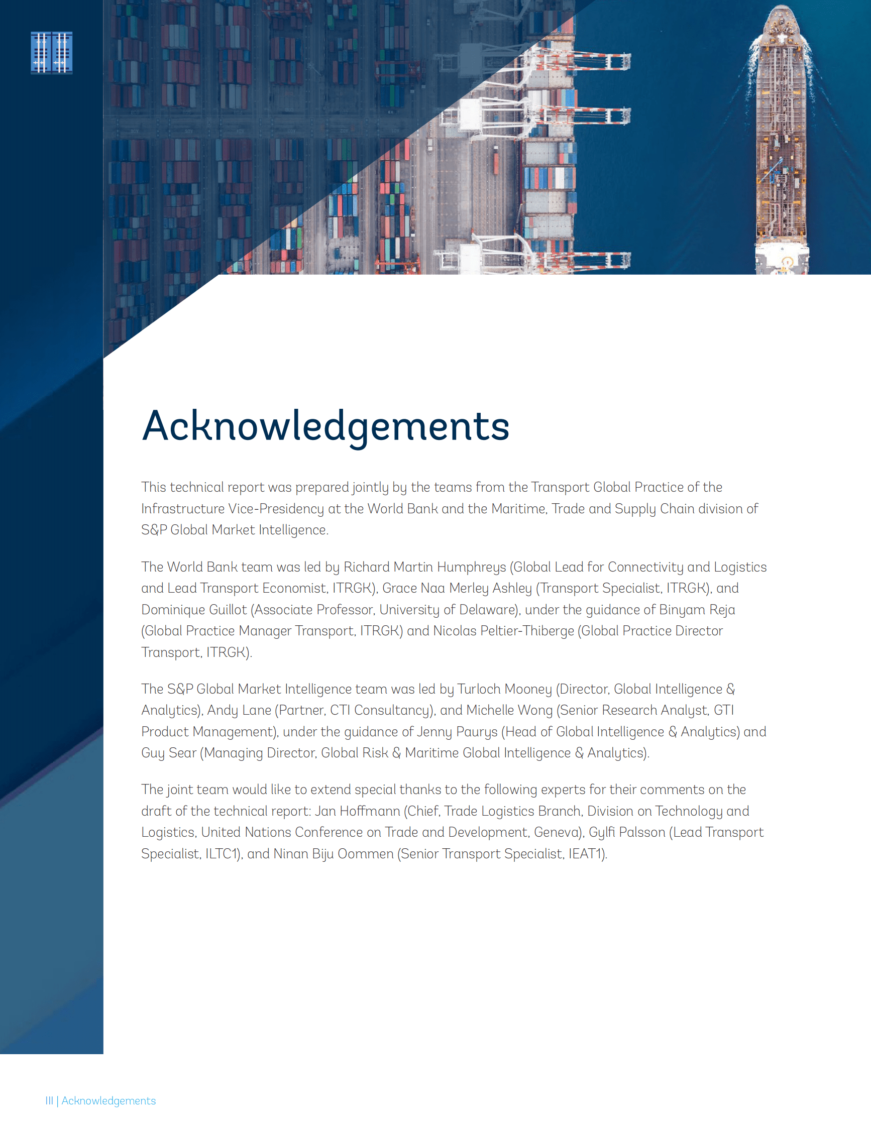 世界银行：2022全球集装箱港口绩效指数报告【英文版】 第5页