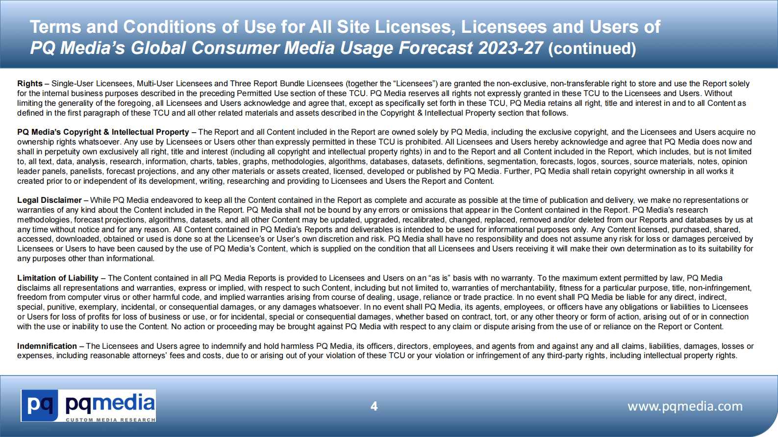 2023-2027年全球媒体消费者使用预测（英） 第4页