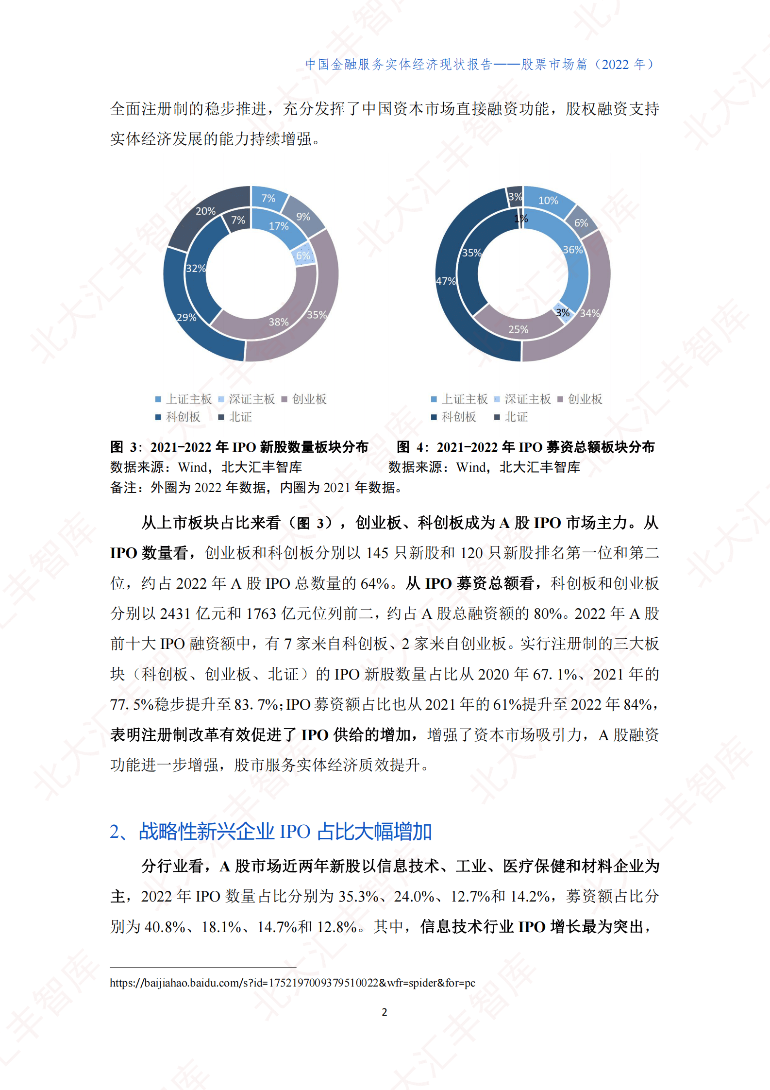 北大汇丰智库：中国金融服务实体经济现状报告：股票市场篇（2022） 第4页