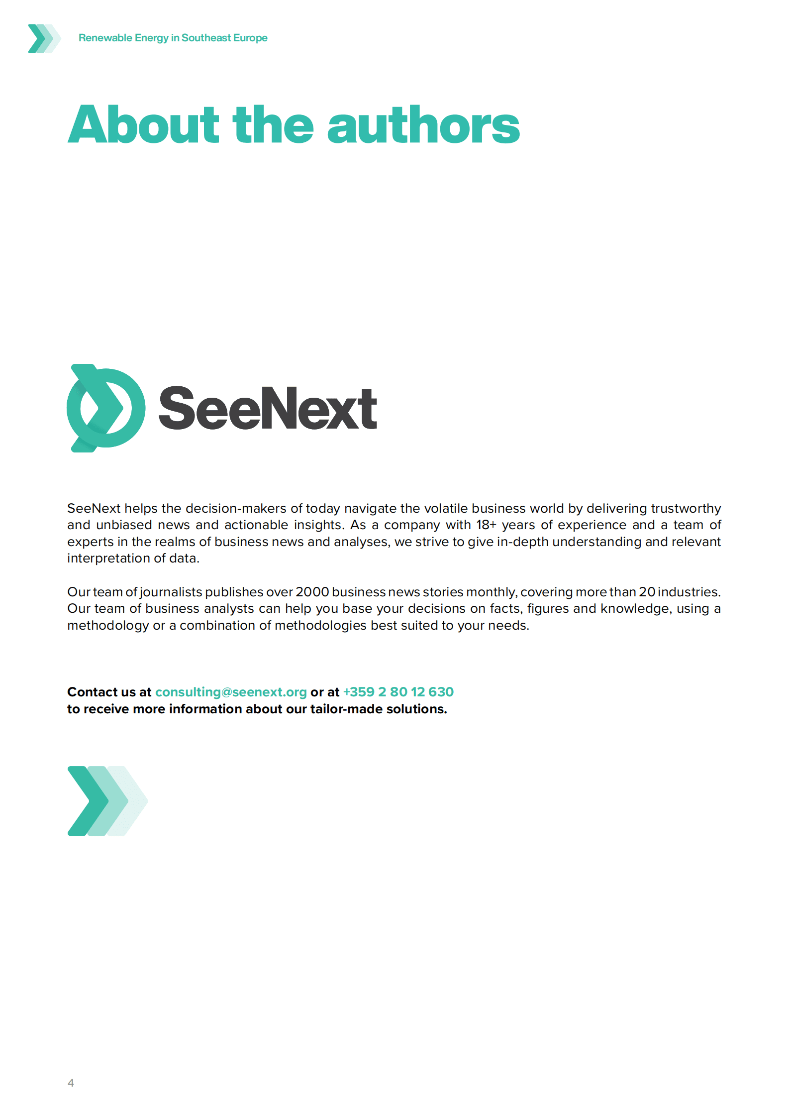 东南欧可再生能源市场报告（英） 第4页