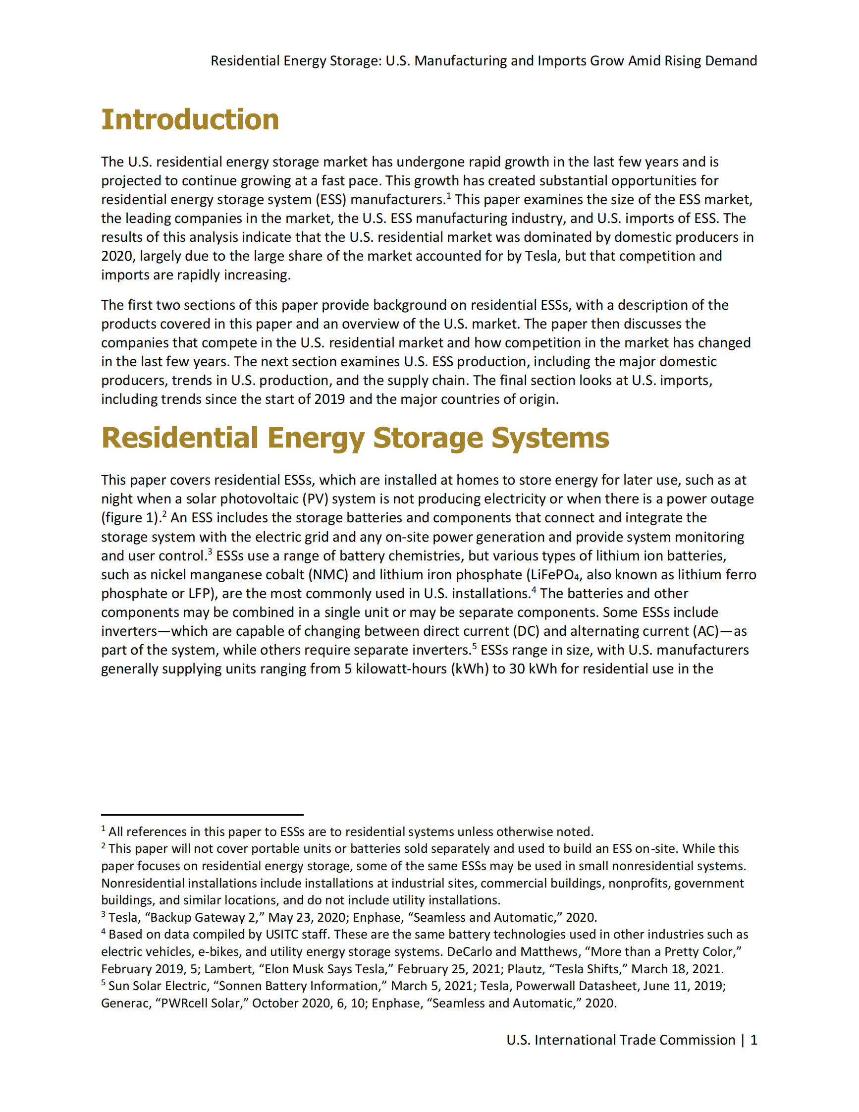 美国户用储能产品制造与进口概况（英） 第5页