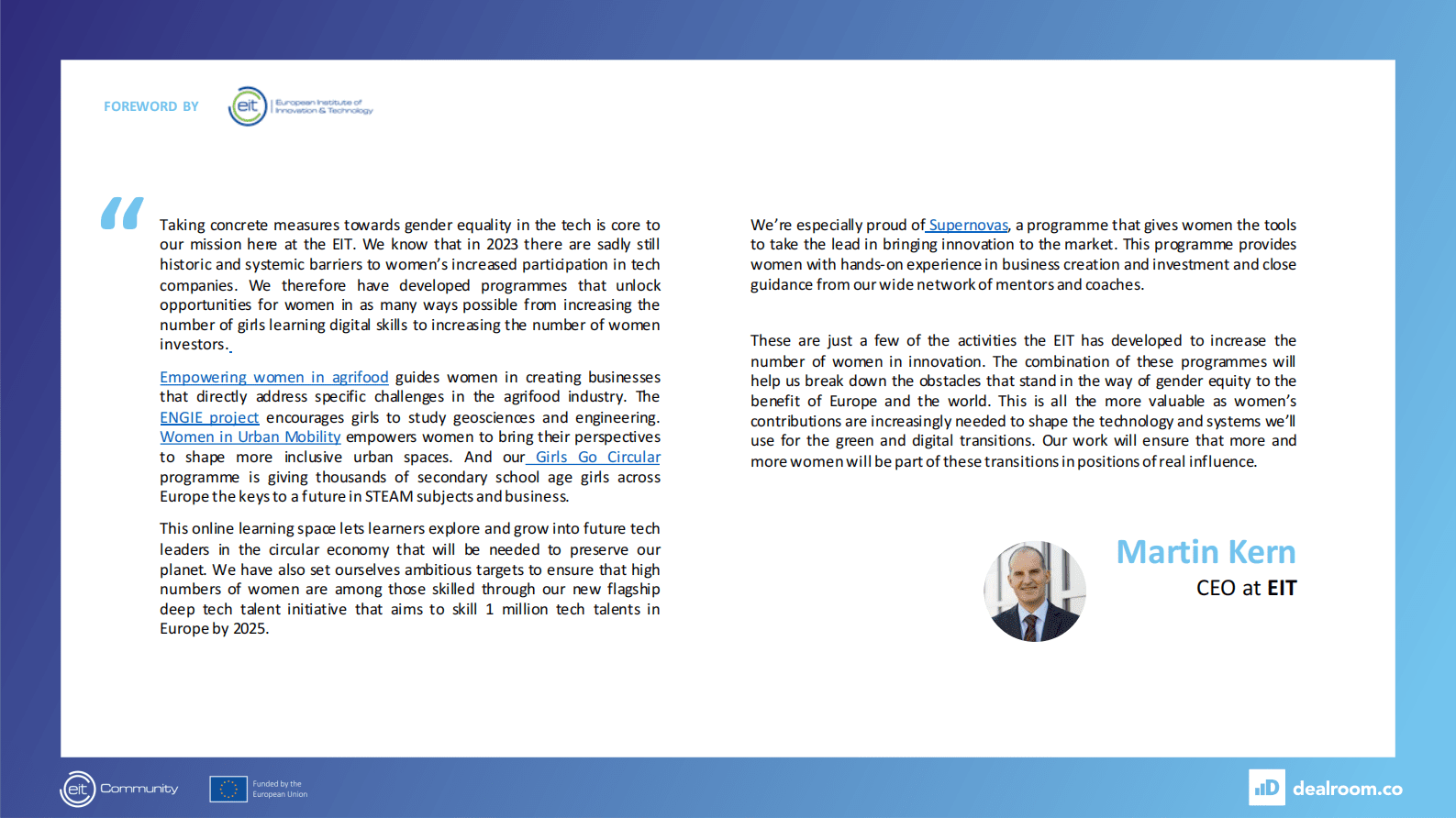 Dealroom：欧洲女性创业投资者报告（英） 第3页