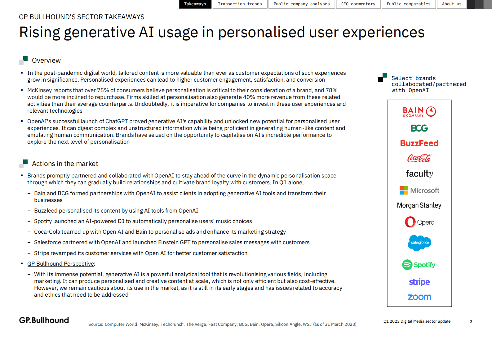 GP.Bullhound：2023年1季度全球数字媒体市场展望（英） 第3页