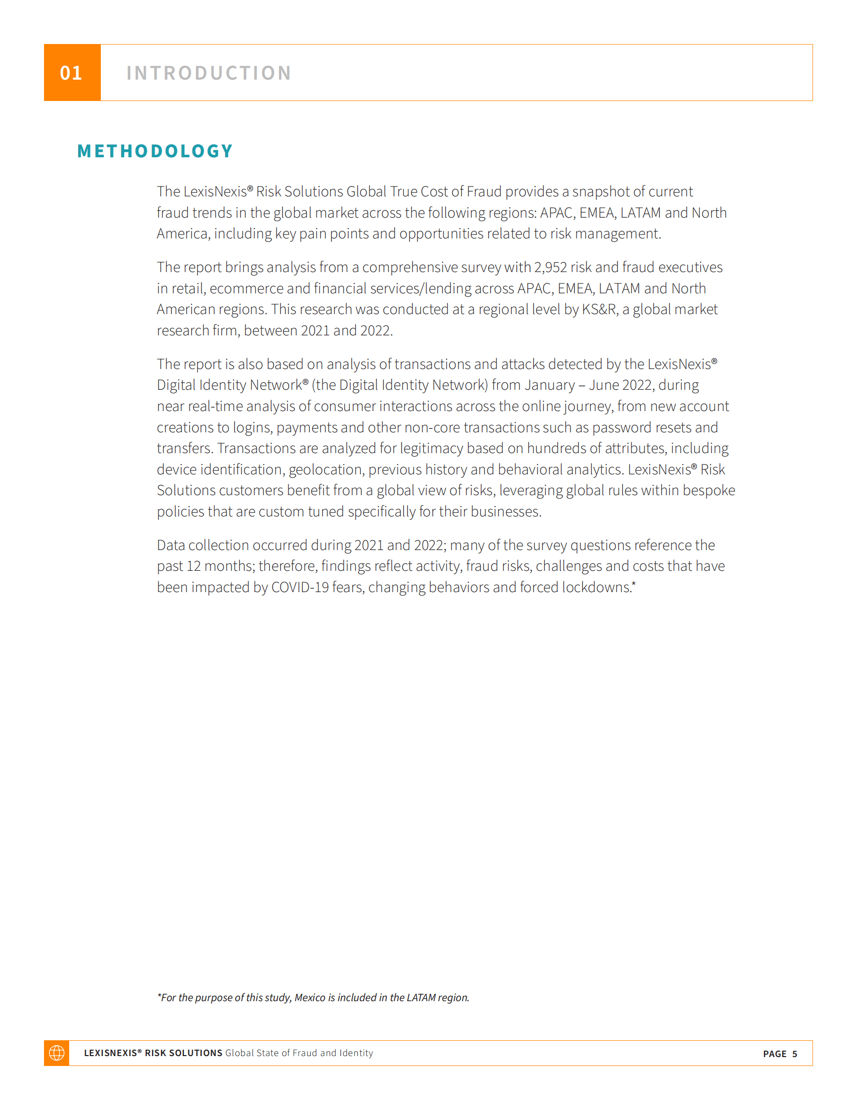 LexisNexis：2022全球欺诈和身份识别报告（英） 第5页