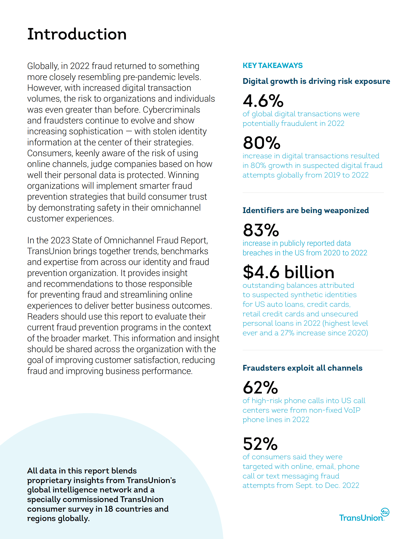 TransUnion：2023年全渠道欺诈状况报告（英） 第2页