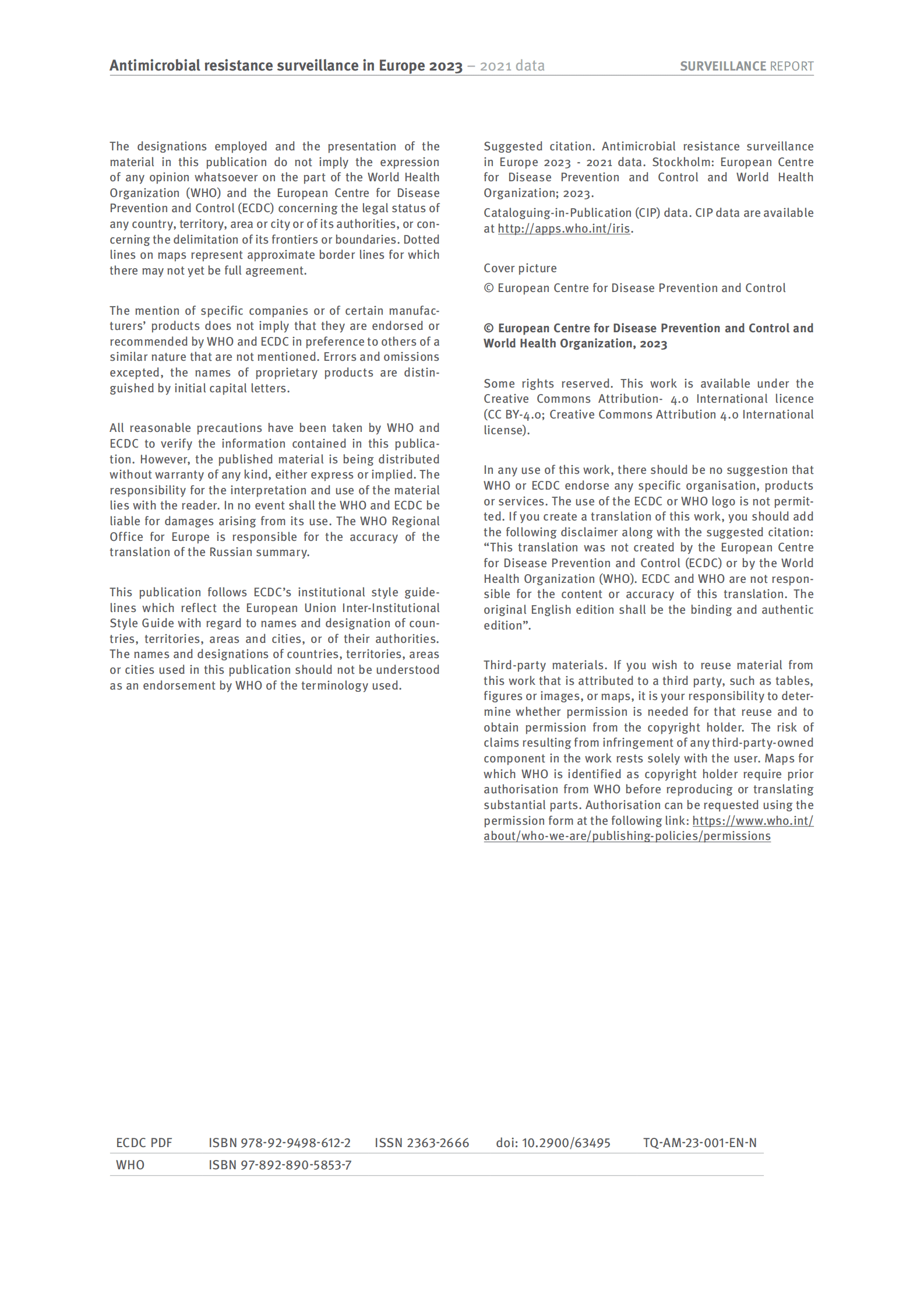 WHO：欧洲2021-2023年抗微生物药物耐药性监测数据（英） 第4页