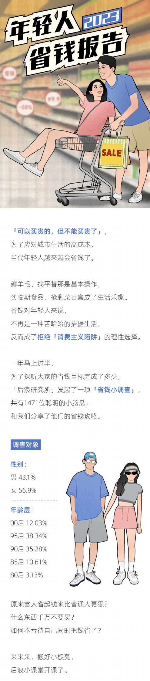 后浪研究所：2023年轻人省钱报告 第1页