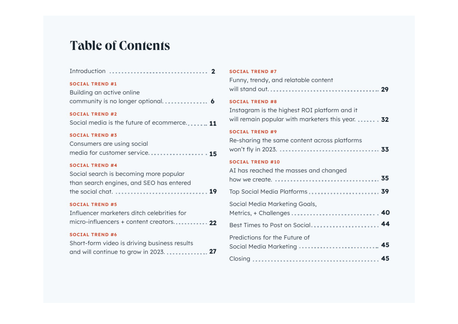 HubSpot：2023年全球社交媒体趋势报告【英】 第4页