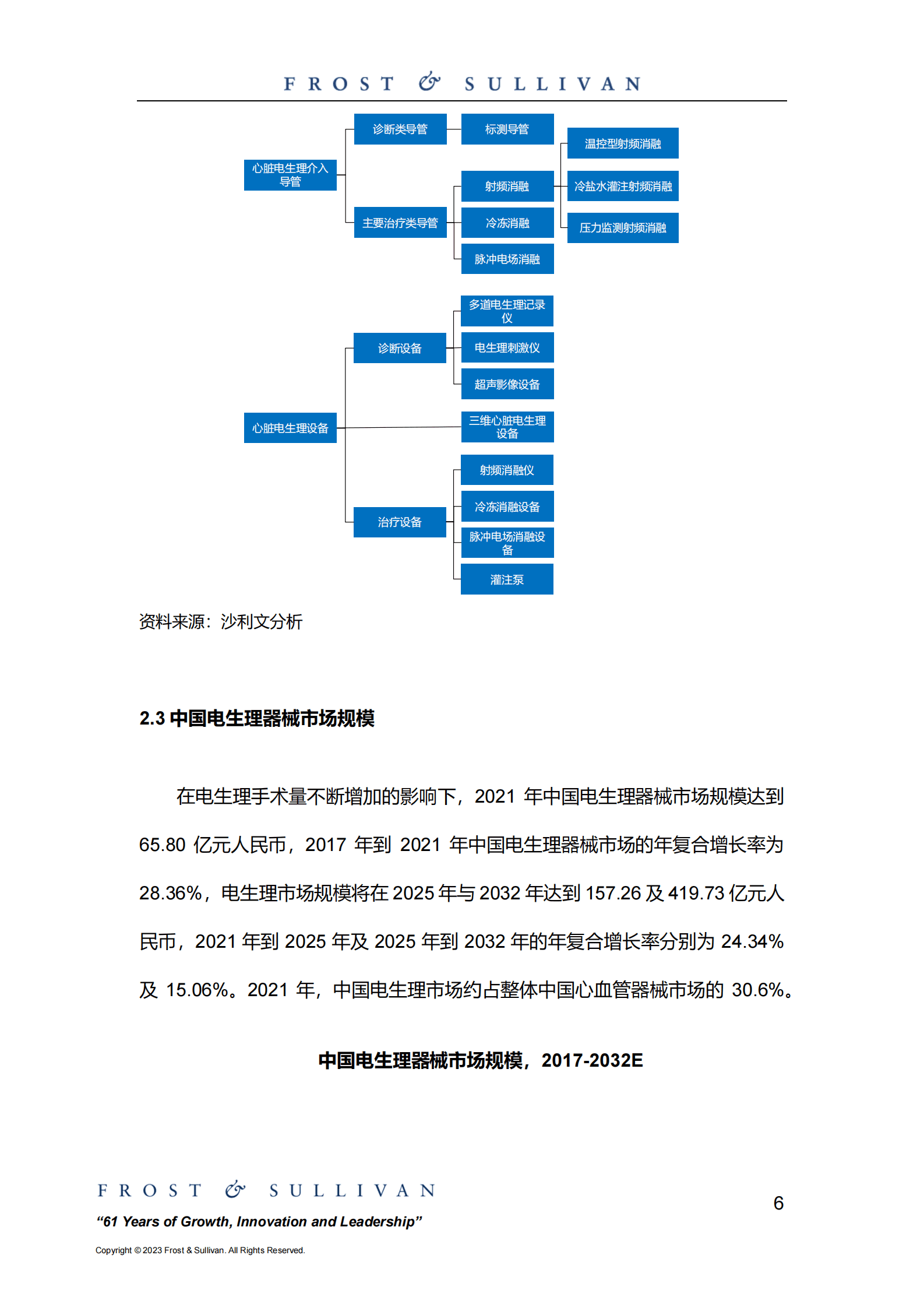 中国电生理器械市场研究报告 第6页