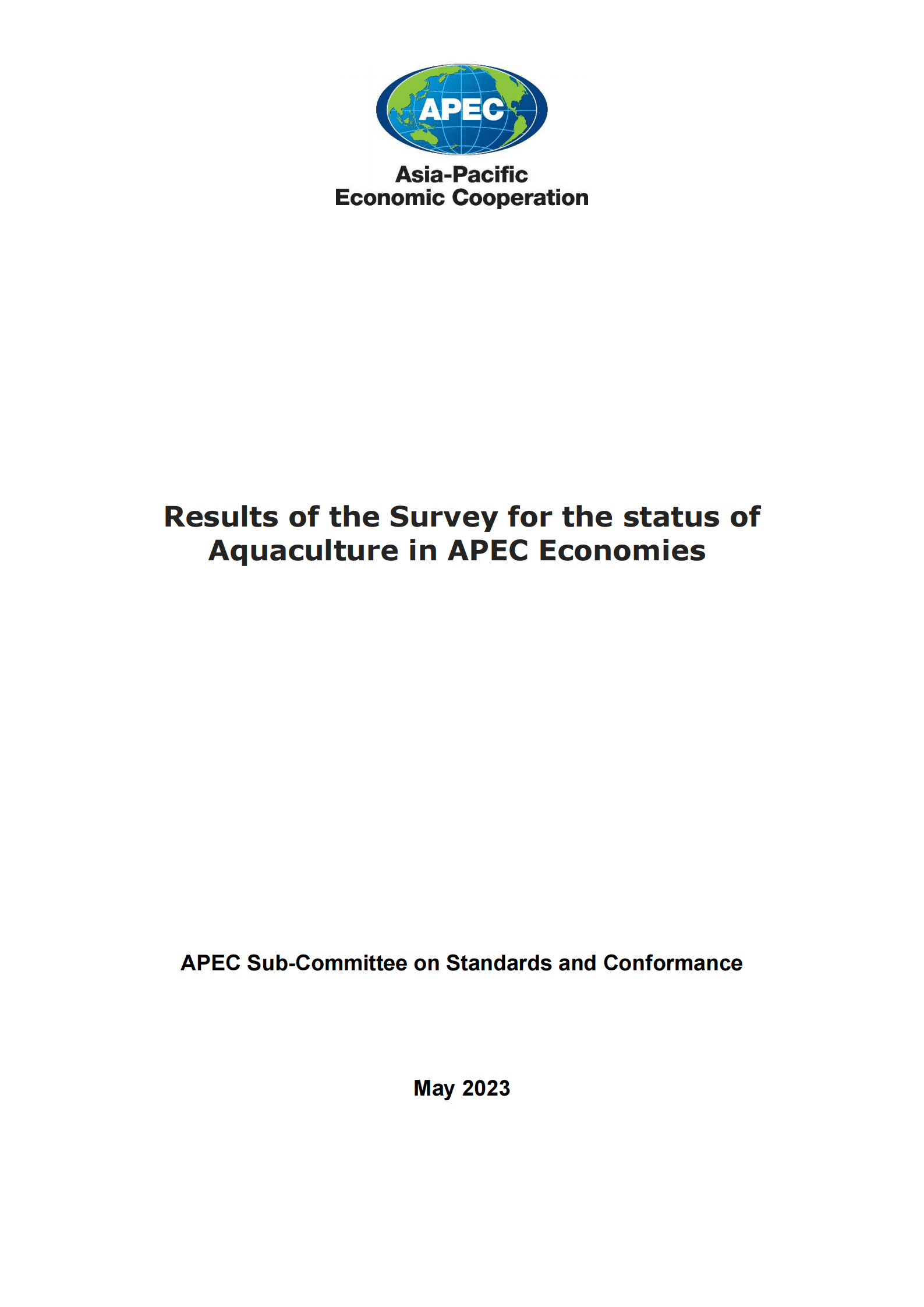 APEC：亚太经合组织经济体水产养殖状况调查结果【英】 第3页