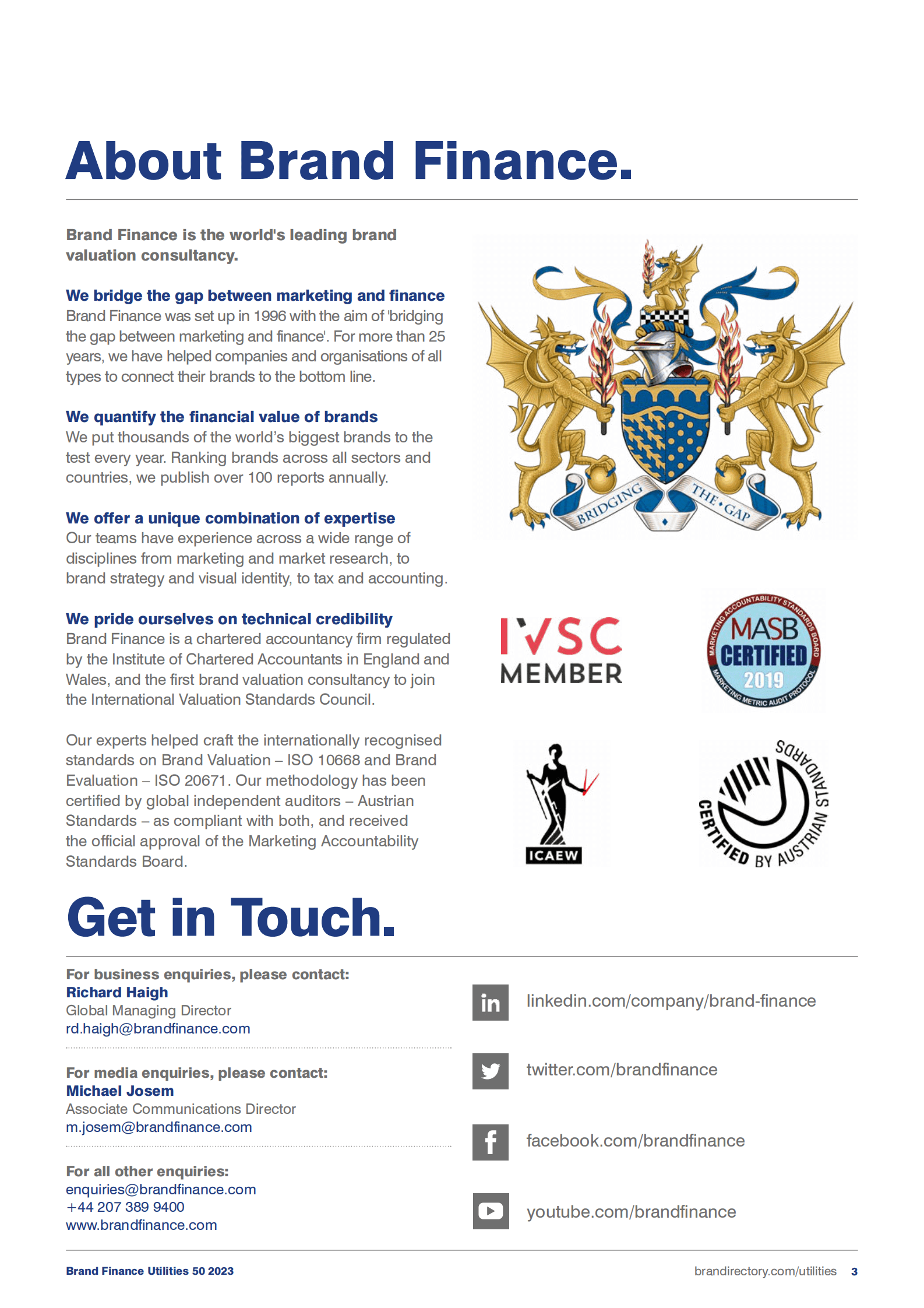 Brand：2023年全球公用事业品牌价值50强报告【英】 第3页