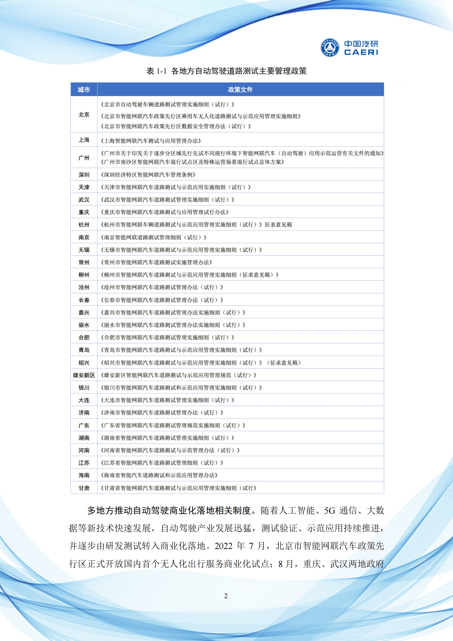 中国汽研：场景驱动自动驾驶商业化发展与展望白皮书 第6页