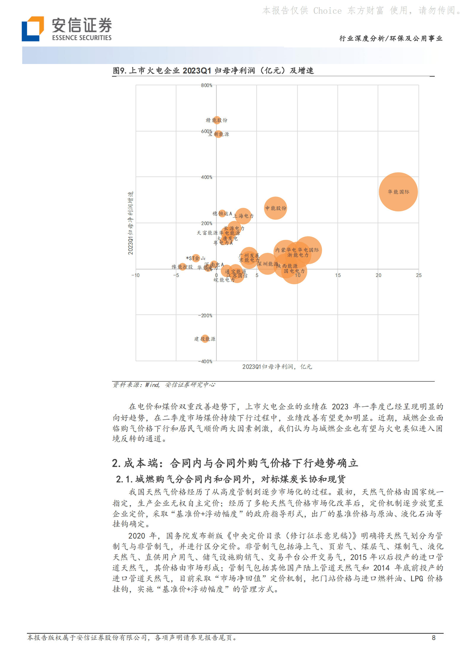 环保及公用事业行业深度分析：恰似火电，城燃困境反转可期 第8页