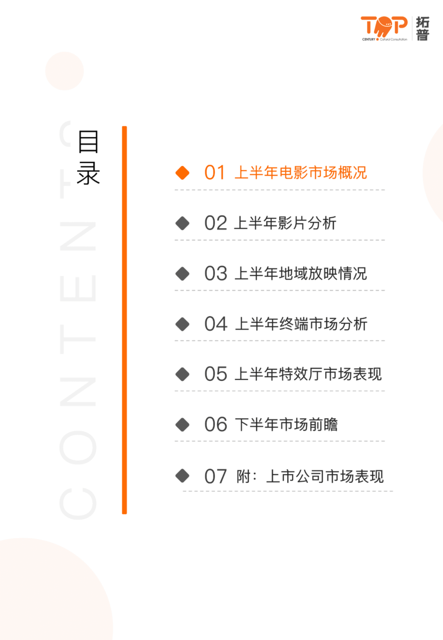 拓普数据：2023年上半年电影市场研究报告 第3页