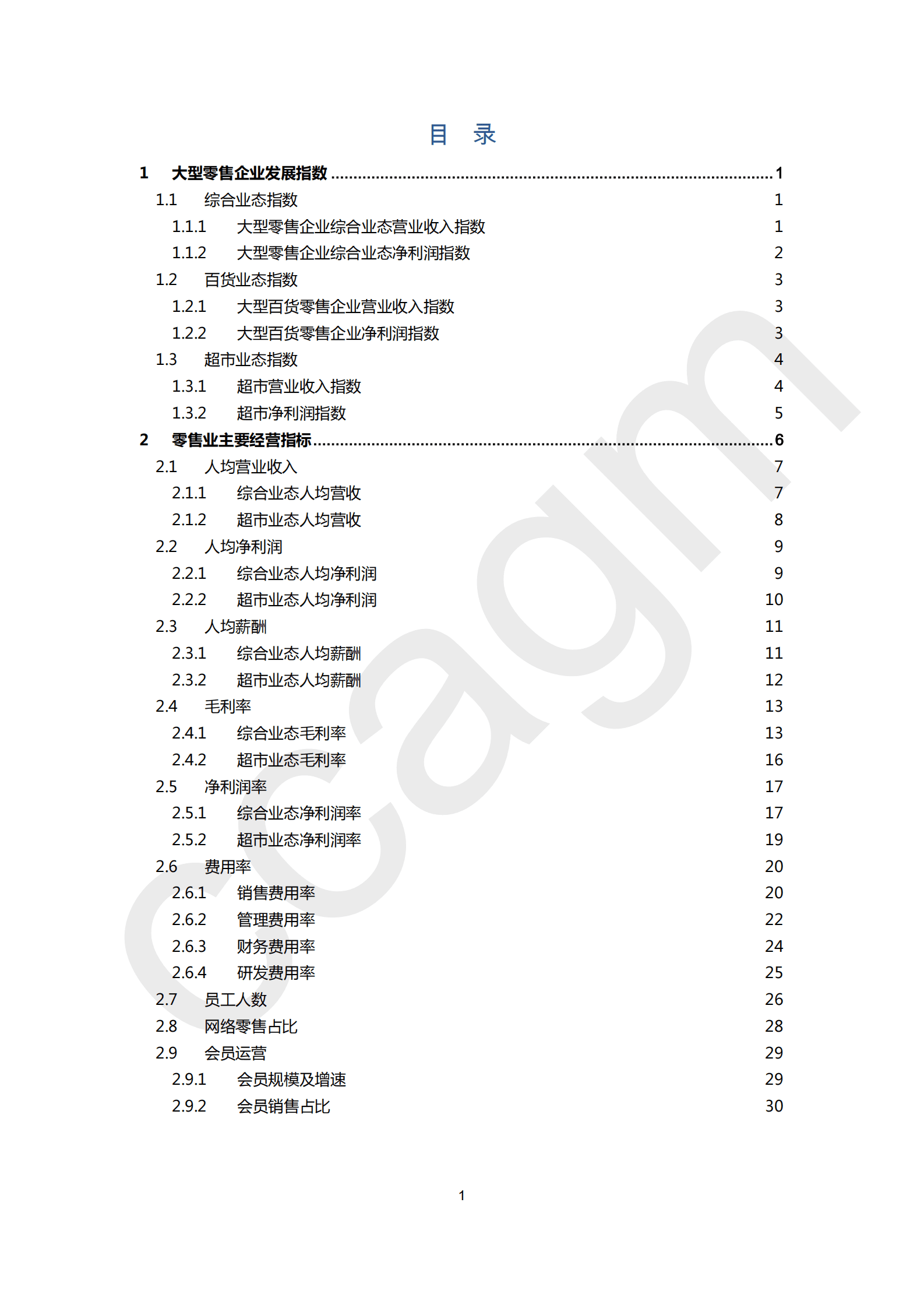 中国百货商业协会：2022-2023大型零售企业发展指数&经营指标报告 第2页