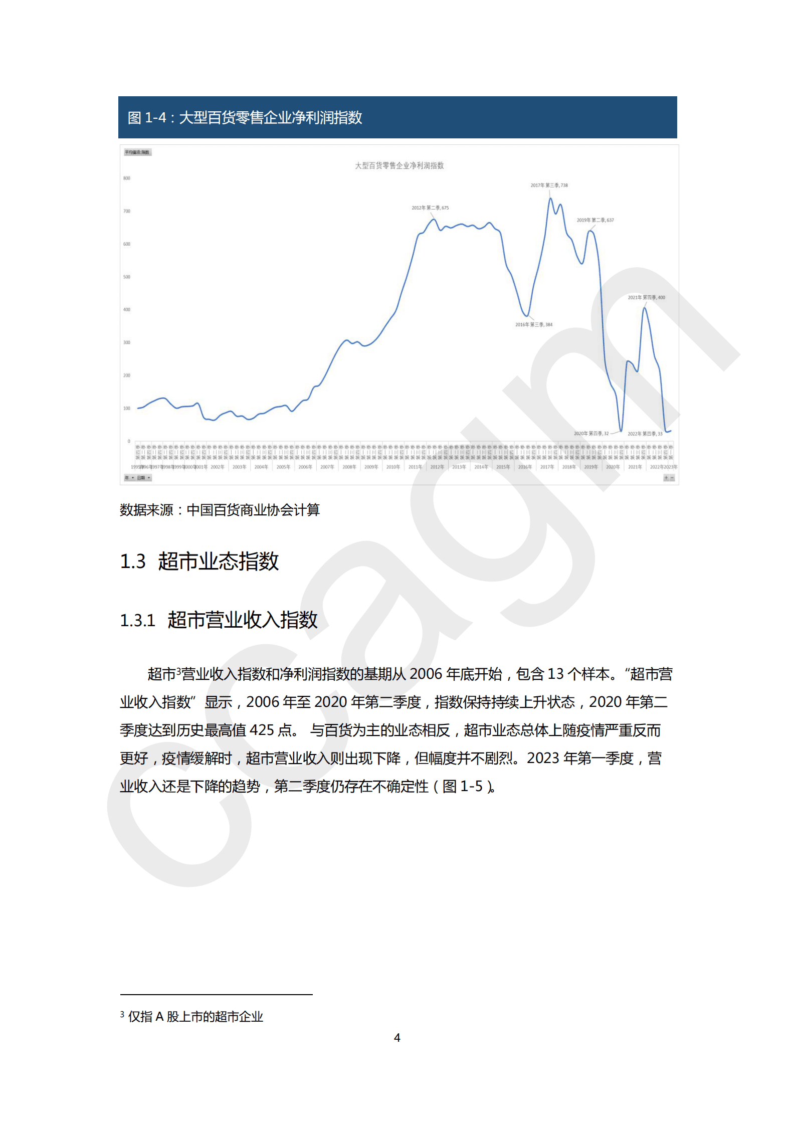 中国百货商业协会：2022-2023大型零售企业发展指数&经营指标报告 第6页