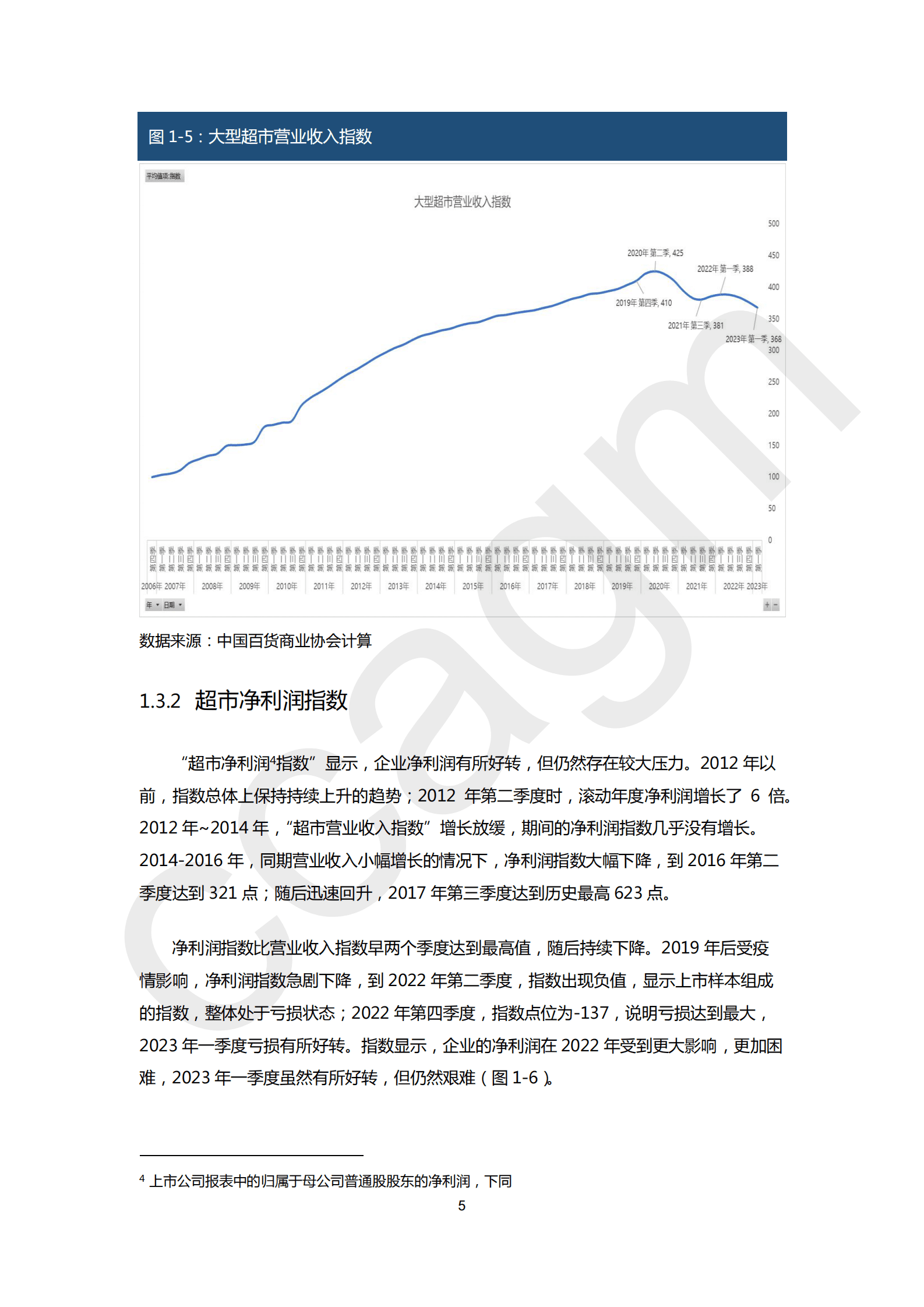 中国百货商业协会：2022-2023大型零售企业发展指数&经营指标报告 第7页