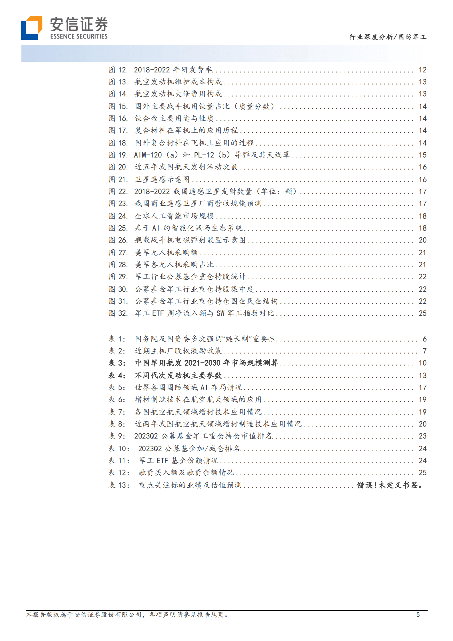 国防军工行业深度分析：旋踵突变，配置正当时 第5页