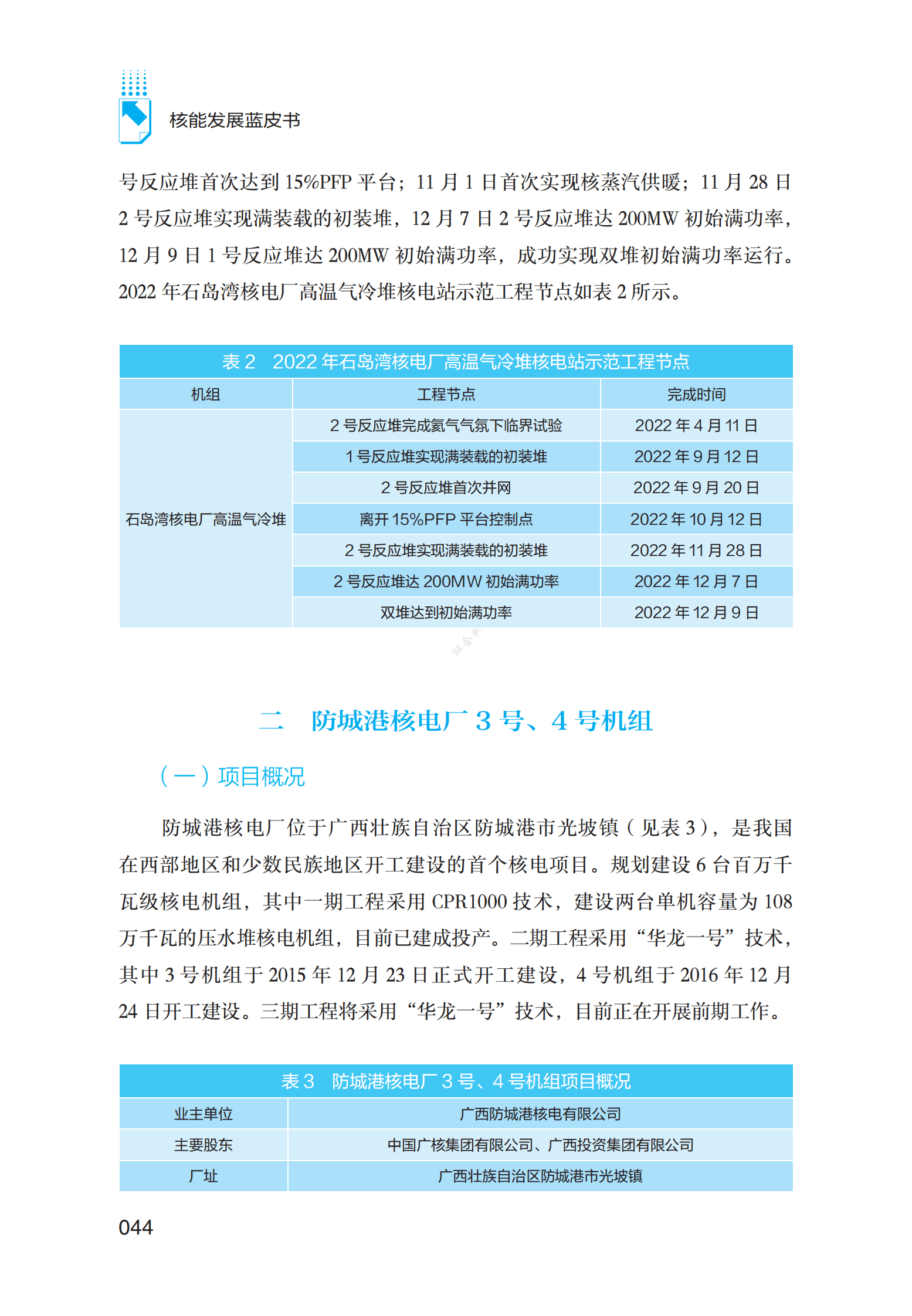 2022年核电工程建设报告 第3页