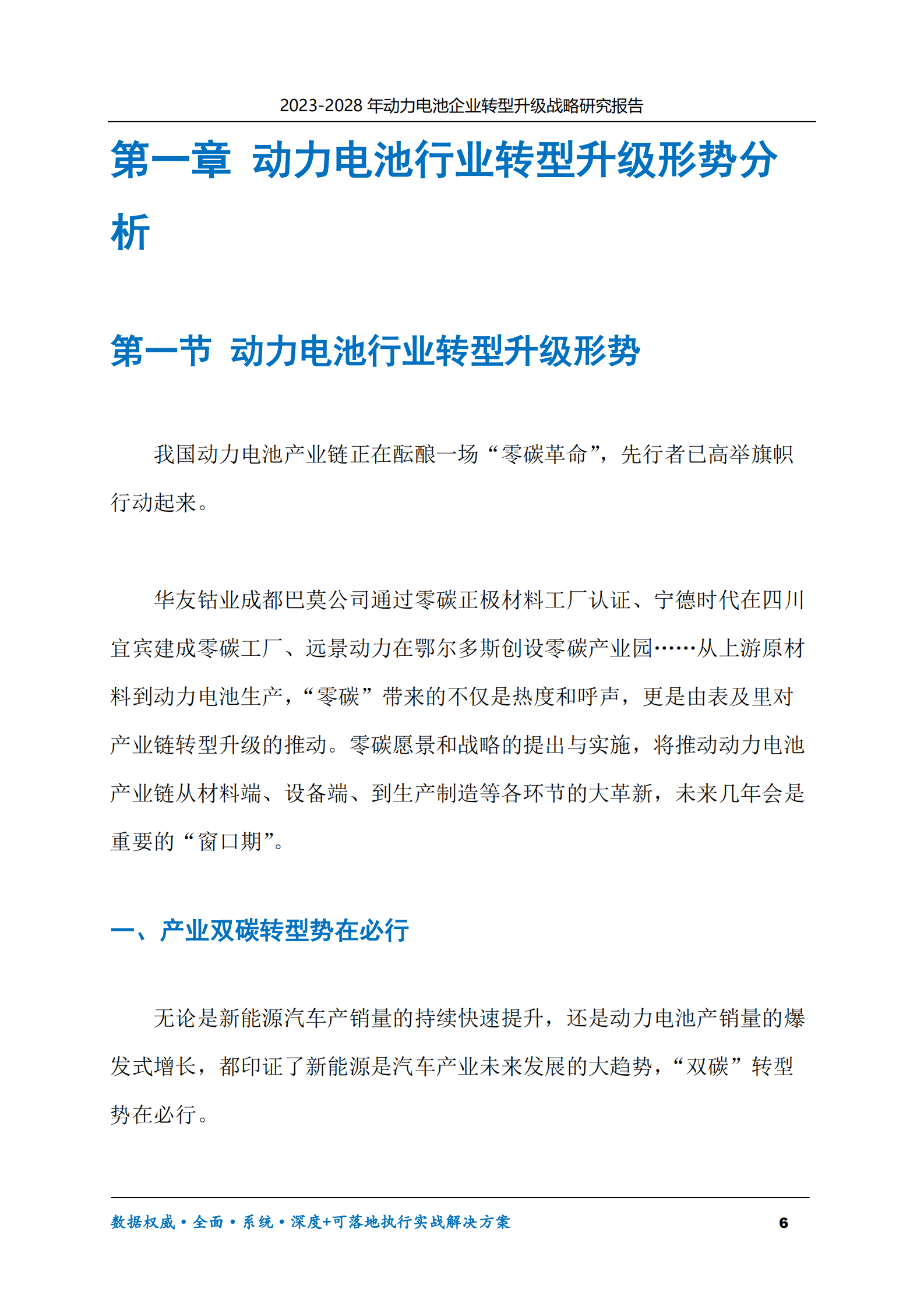 2023-2028年动力电池企业转型升级战略研究报告 第6页