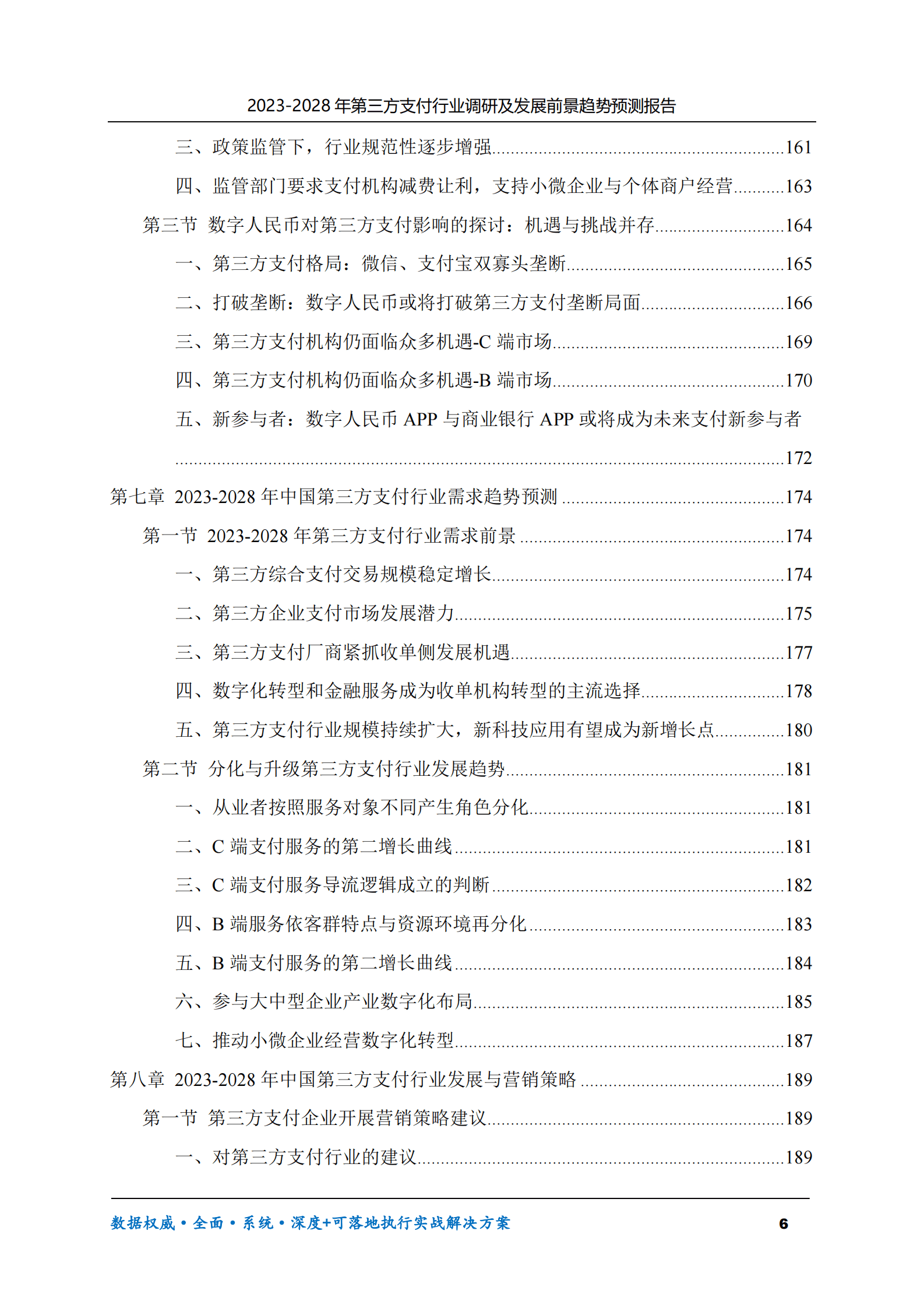 2023-2028年第三方支付行业调研及发展前景趋势预测报告 第6页