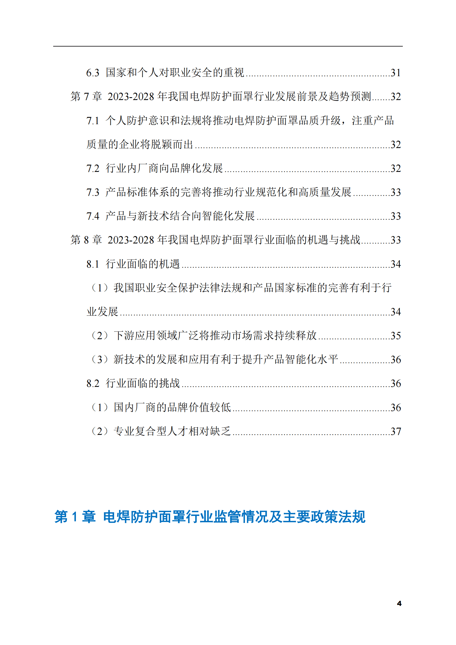 2023-2028年电焊防护面罩市场现状与前景调研报告 第4页