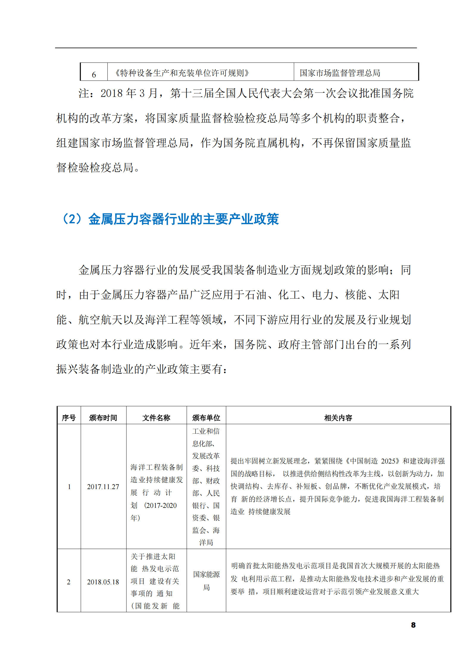 2023-2028年金属压力容器市场现状与前景调研报告 第8页