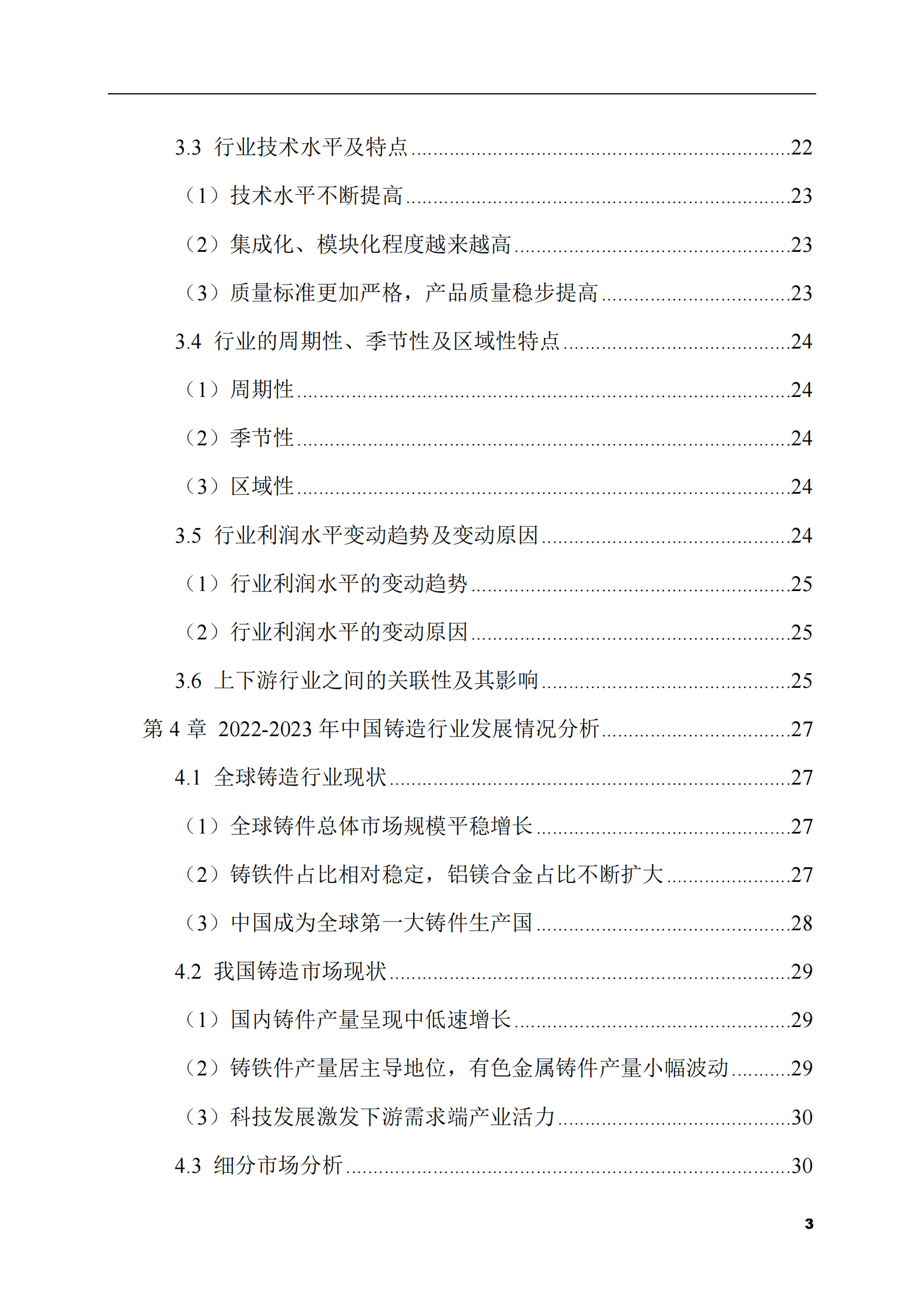 2023-2028年铸造市场现状与前景调研报告 第3页