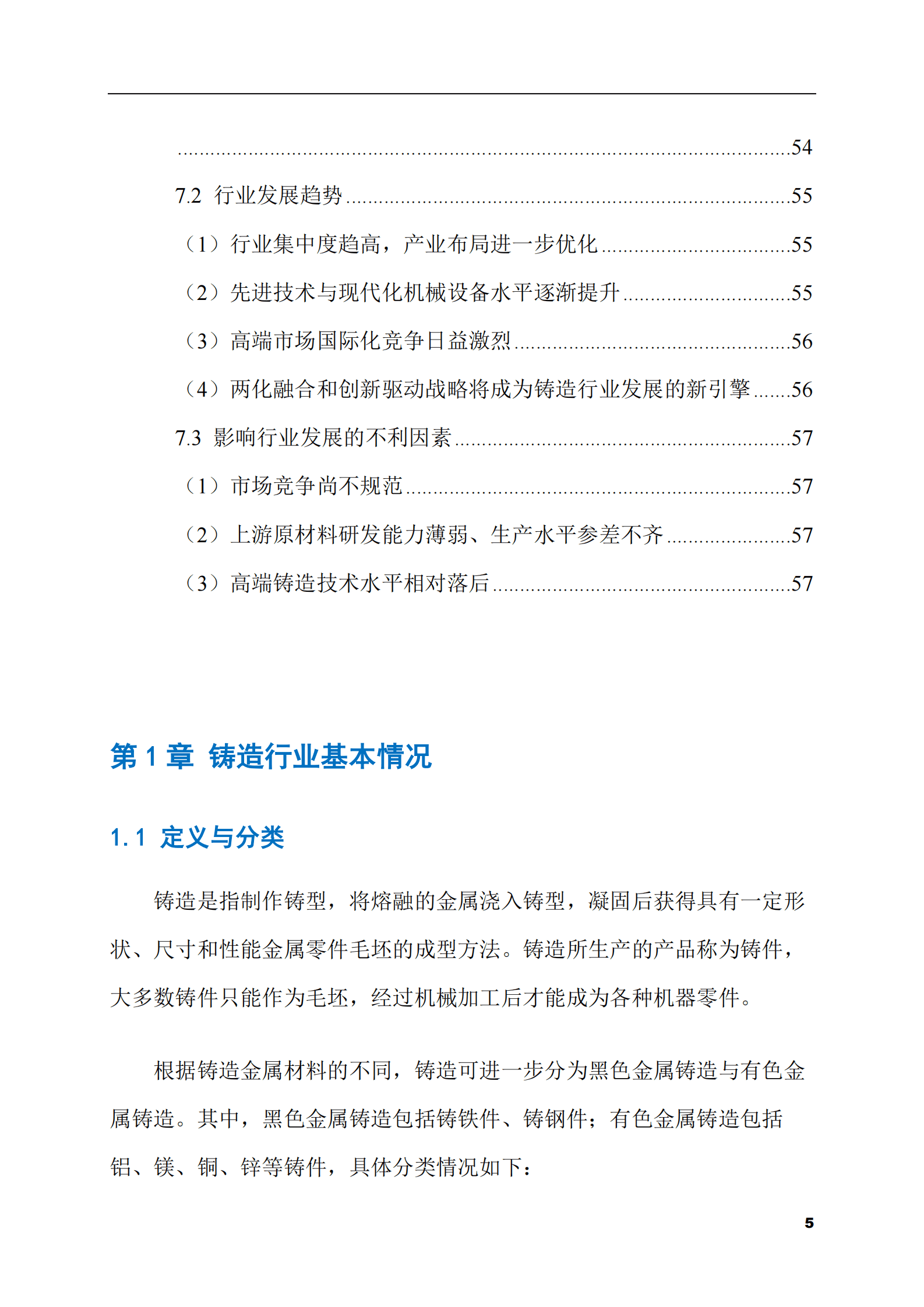 2023-2028年铸造市场现状与前景调研报告 第5页
