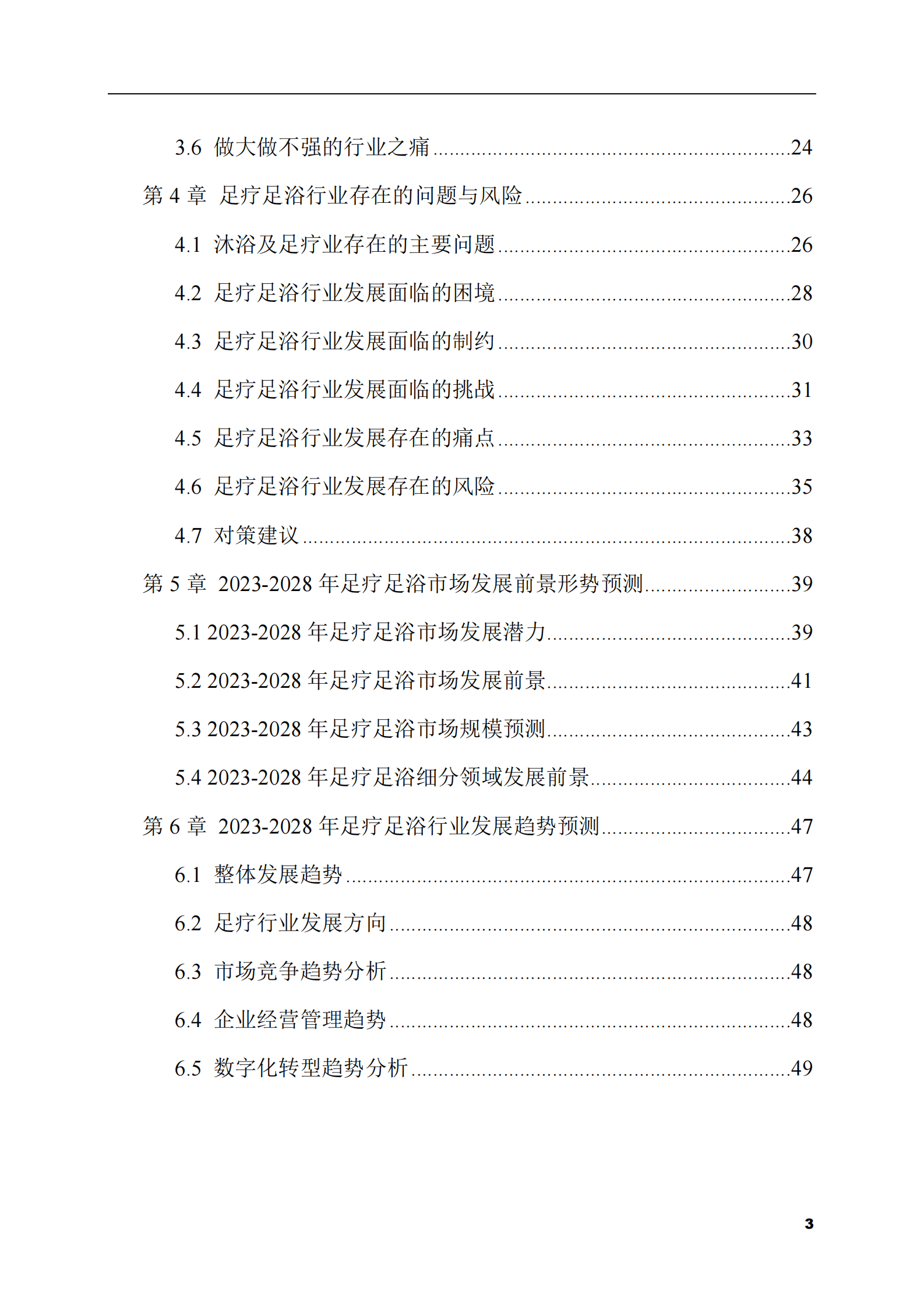 2023-2028年足疗足浴市场现状与前景调研报告 第3页