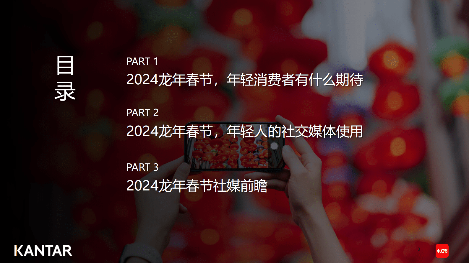 小红书&KANTAR：2024春节年轻人社媒趋势洞察报告 第3页