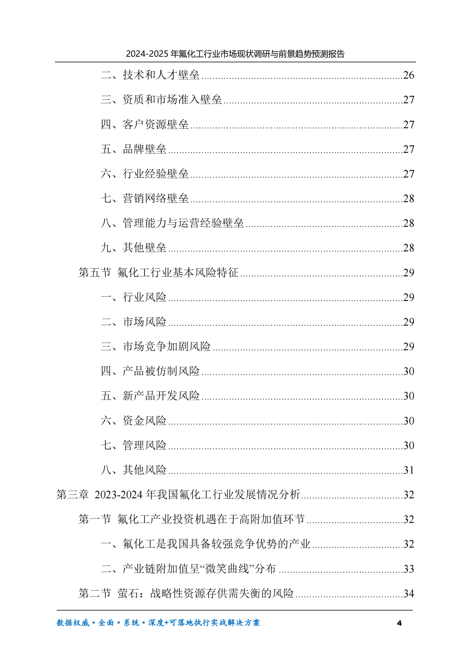 2024-2025年氟化工市场现状调研及前景趋势预测报告 第4页