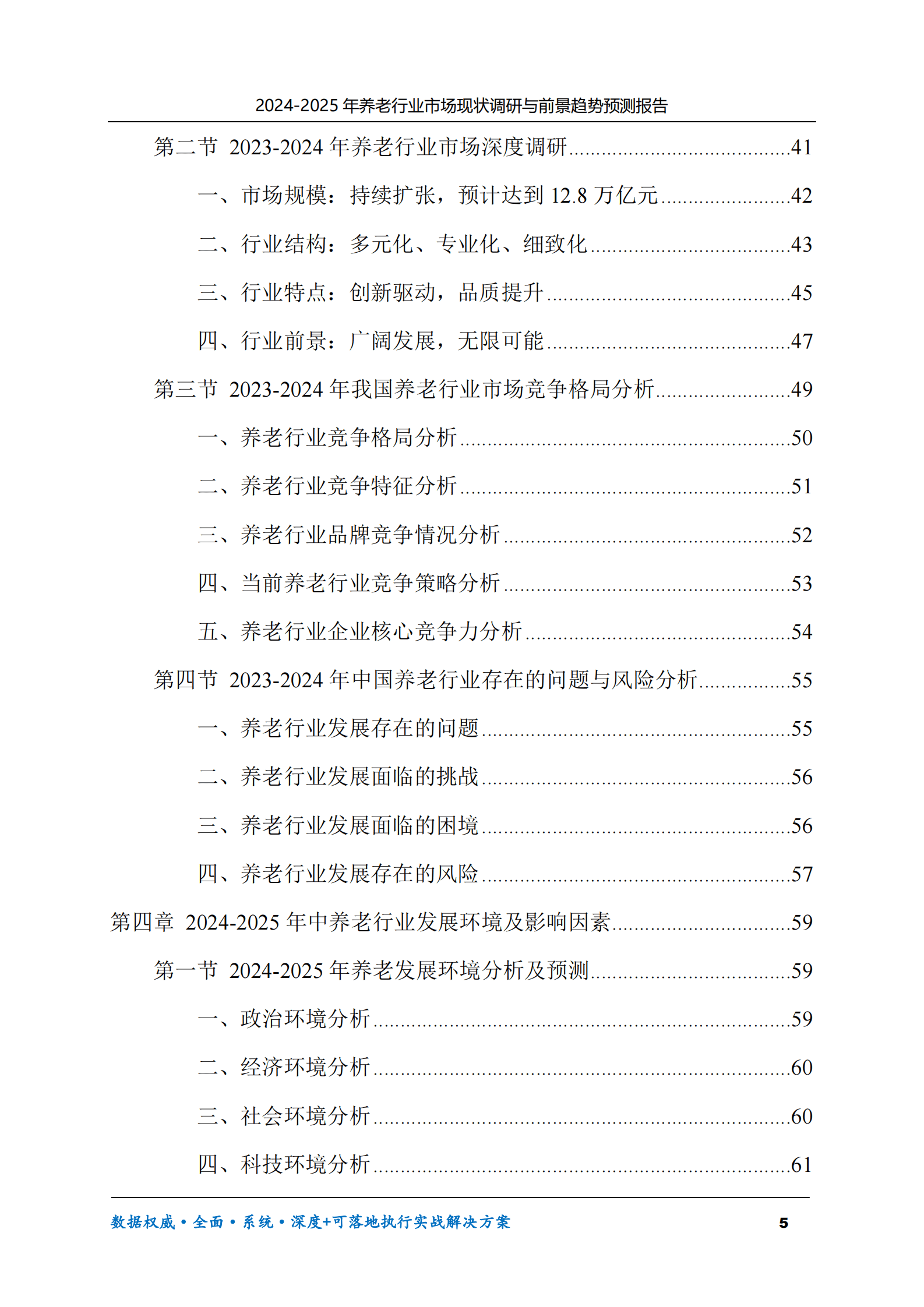 2024-2025年养老行业市场现状调研及前景趋势预测报告 第5页
