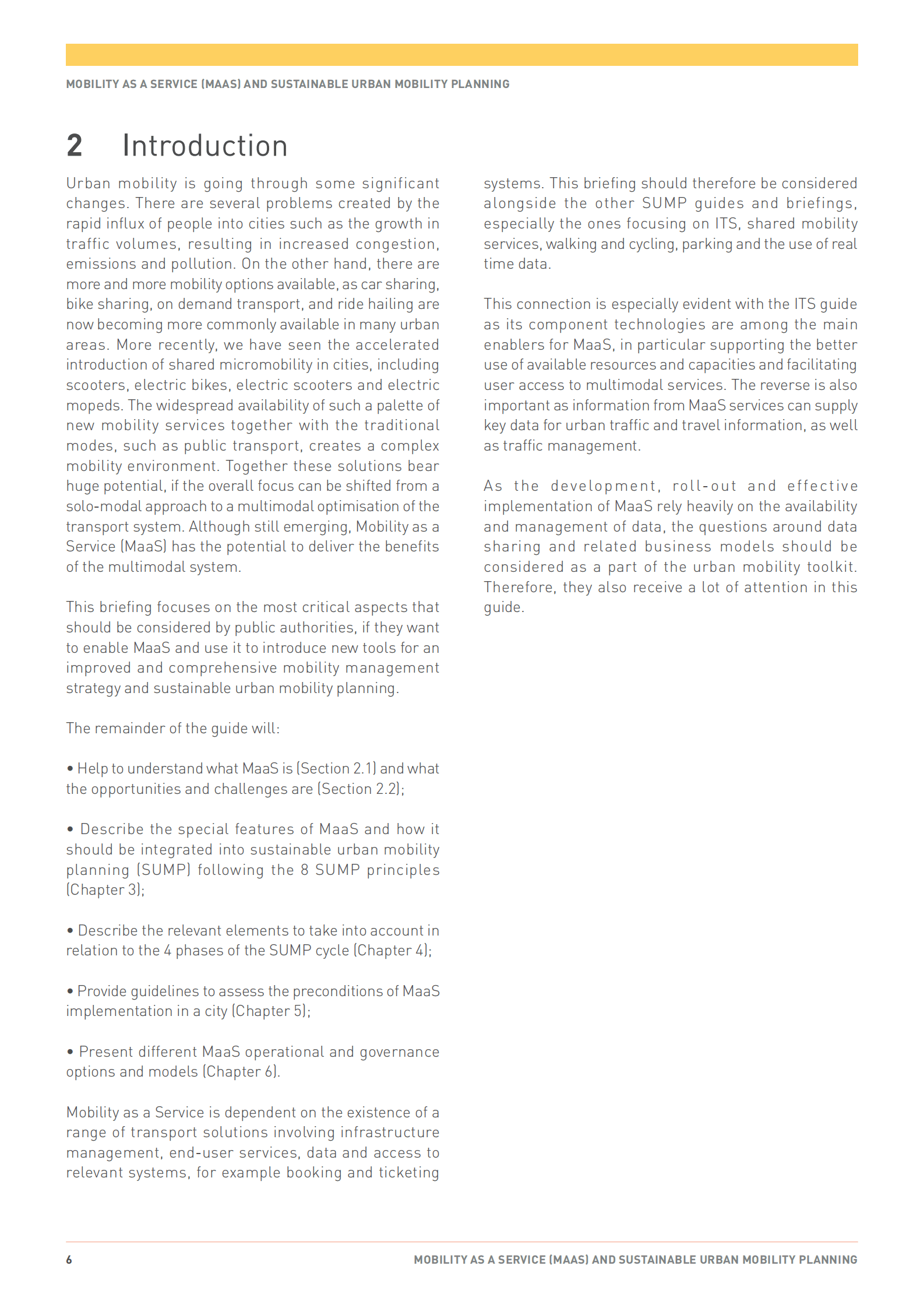 Eltis：出行即服务和可持续城市交通规划报告（英文版） 第6页