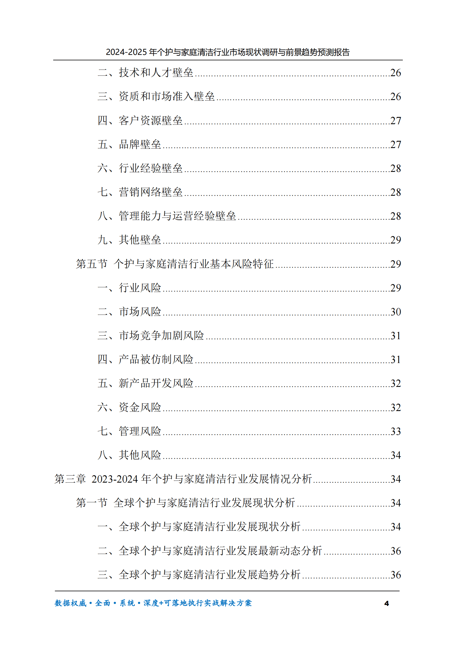 2024-2025年个护与家庭清洁市场现状调研及前景趋势预测报告 第4页