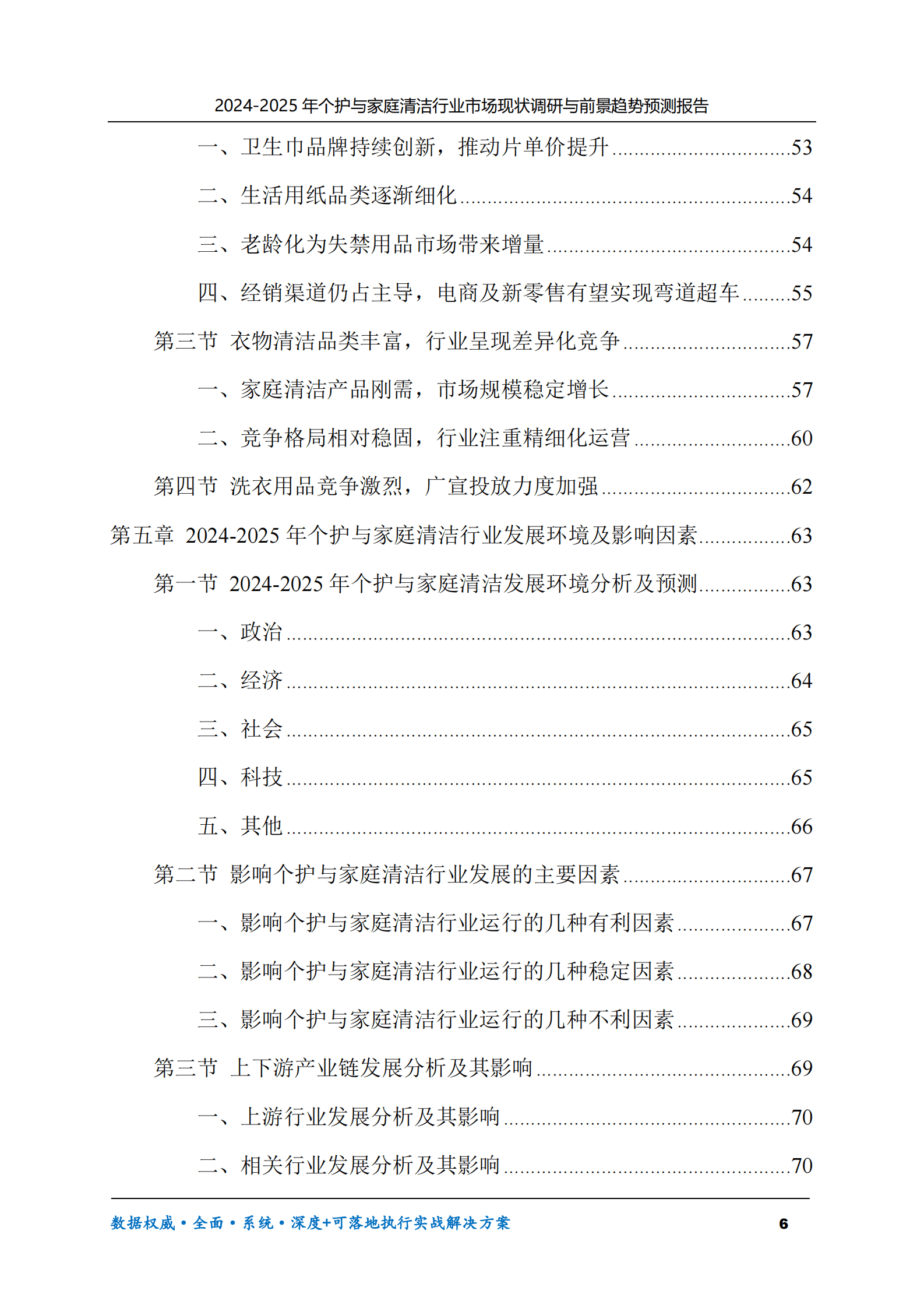 2024-2025年个护与家庭清洁市场现状调研及前景趋势预测报告 第6页