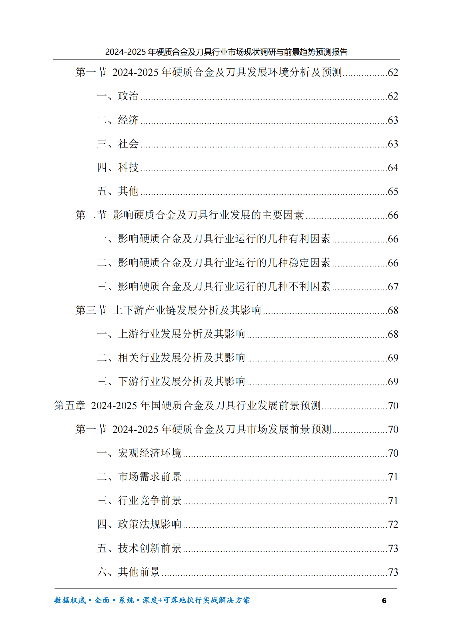 2024-2025年硬质合金及刀具市场现状调研及前景趋势预测报告 第6页