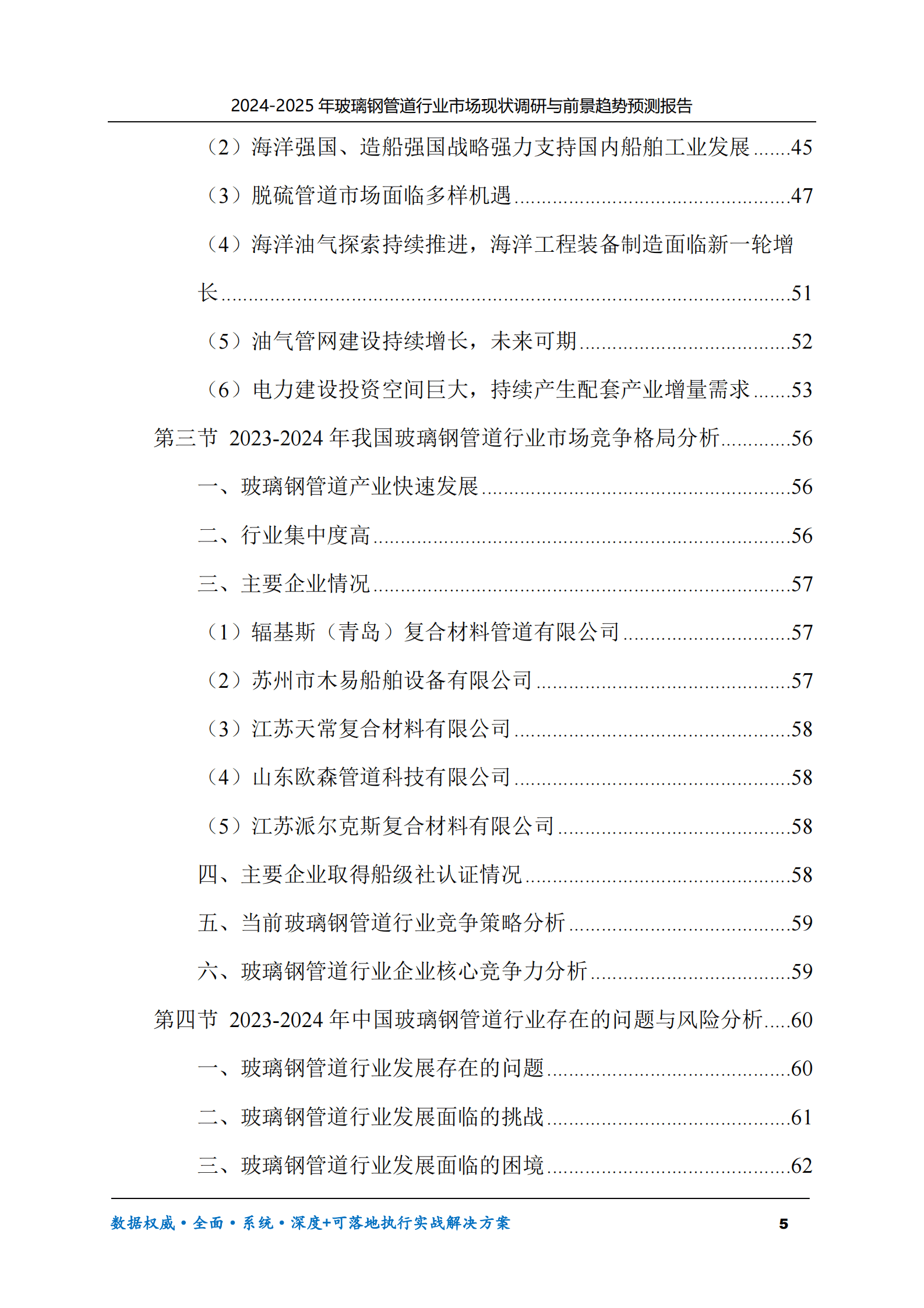 2024-2025年玻璃钢管道市场现状调研及前景趋势预测报告 第5页