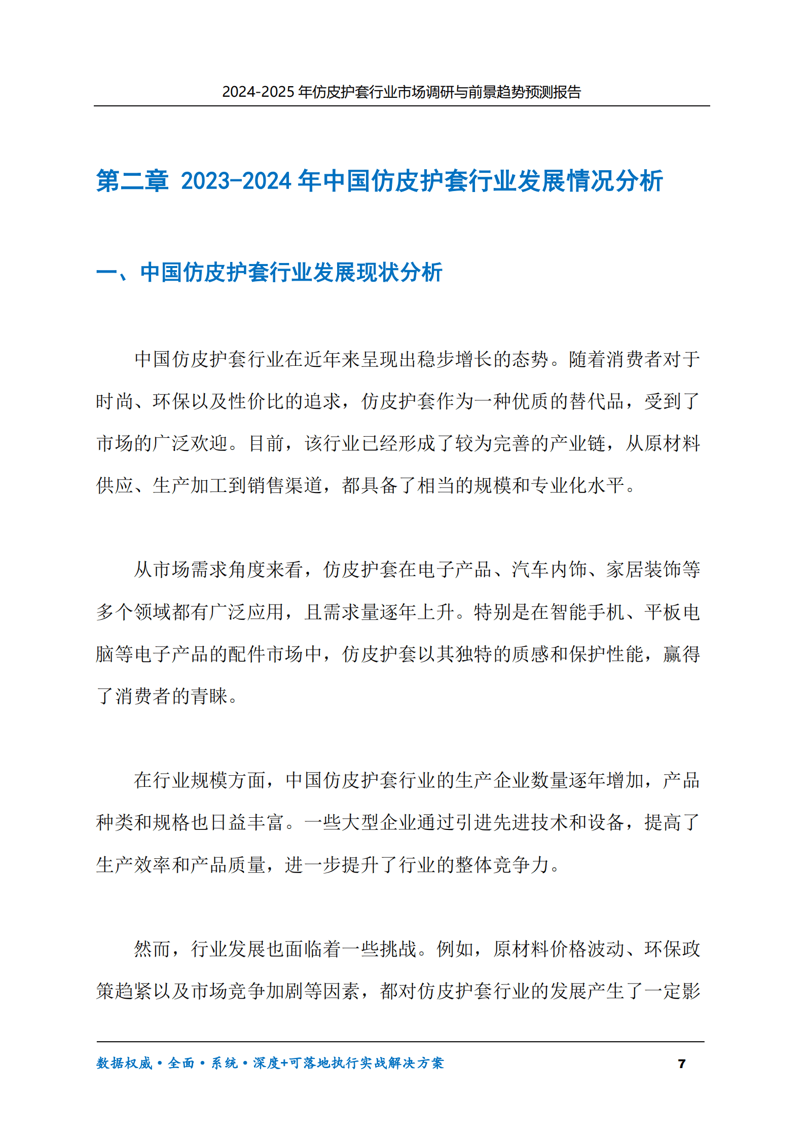 2024-2030年仿皮护套行业市场调研及前景趋势预测报告 第7页