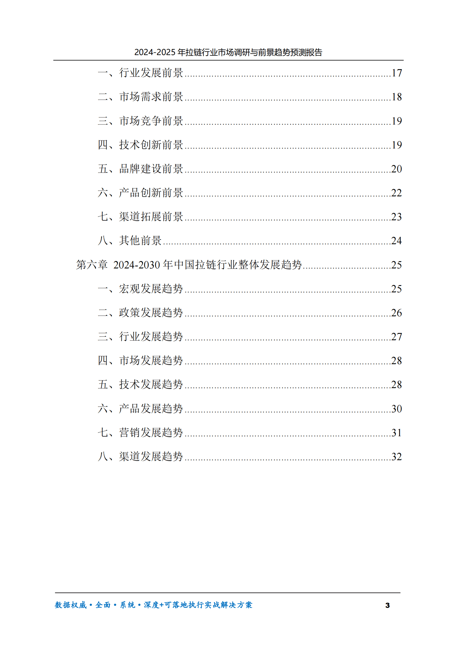 2024-2030年拉链行业市场调研及前景趋势预测报告 第3页