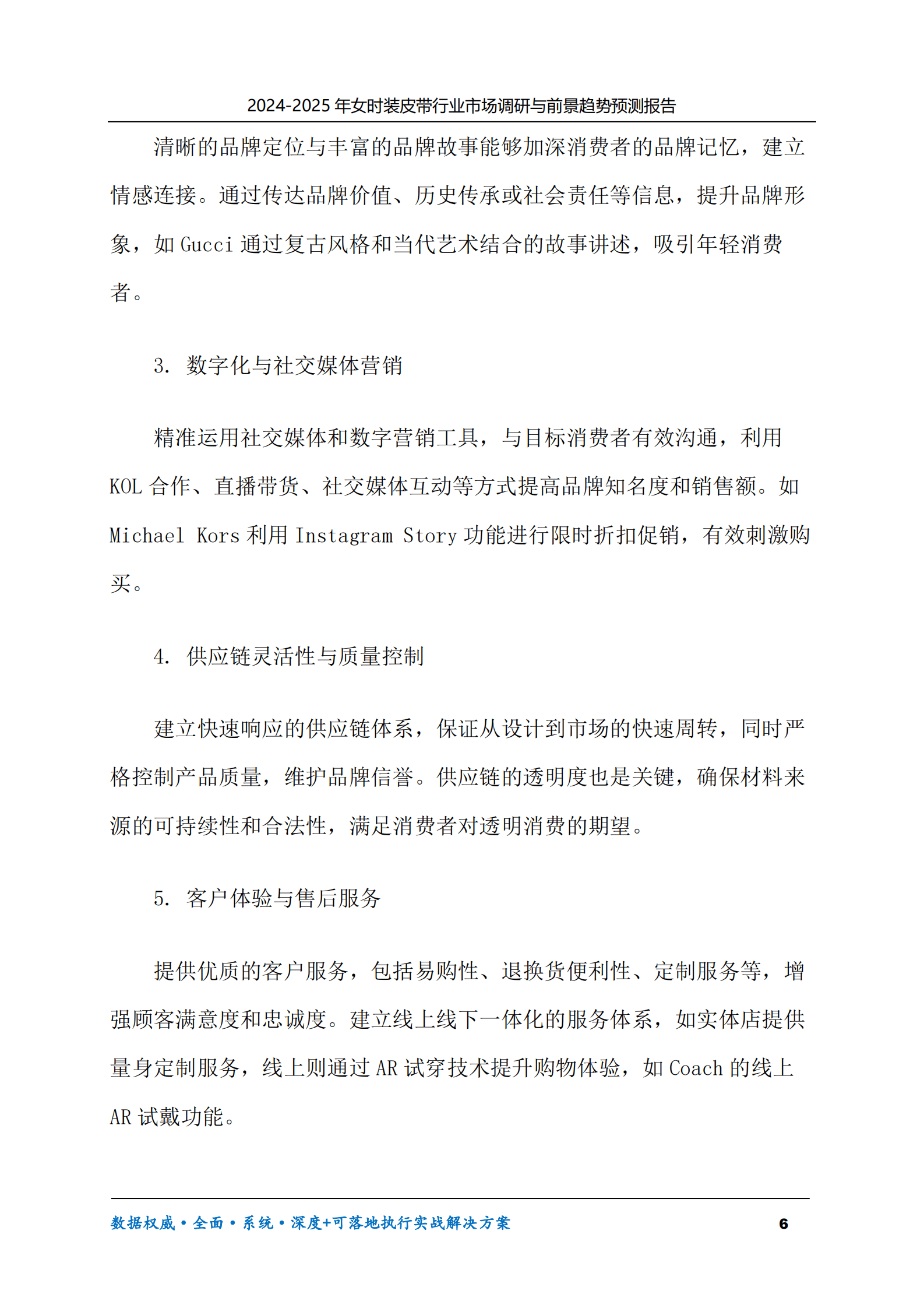 2024-2030年女时装皮带行业市场调研及前景趋势预测报告 第6页
