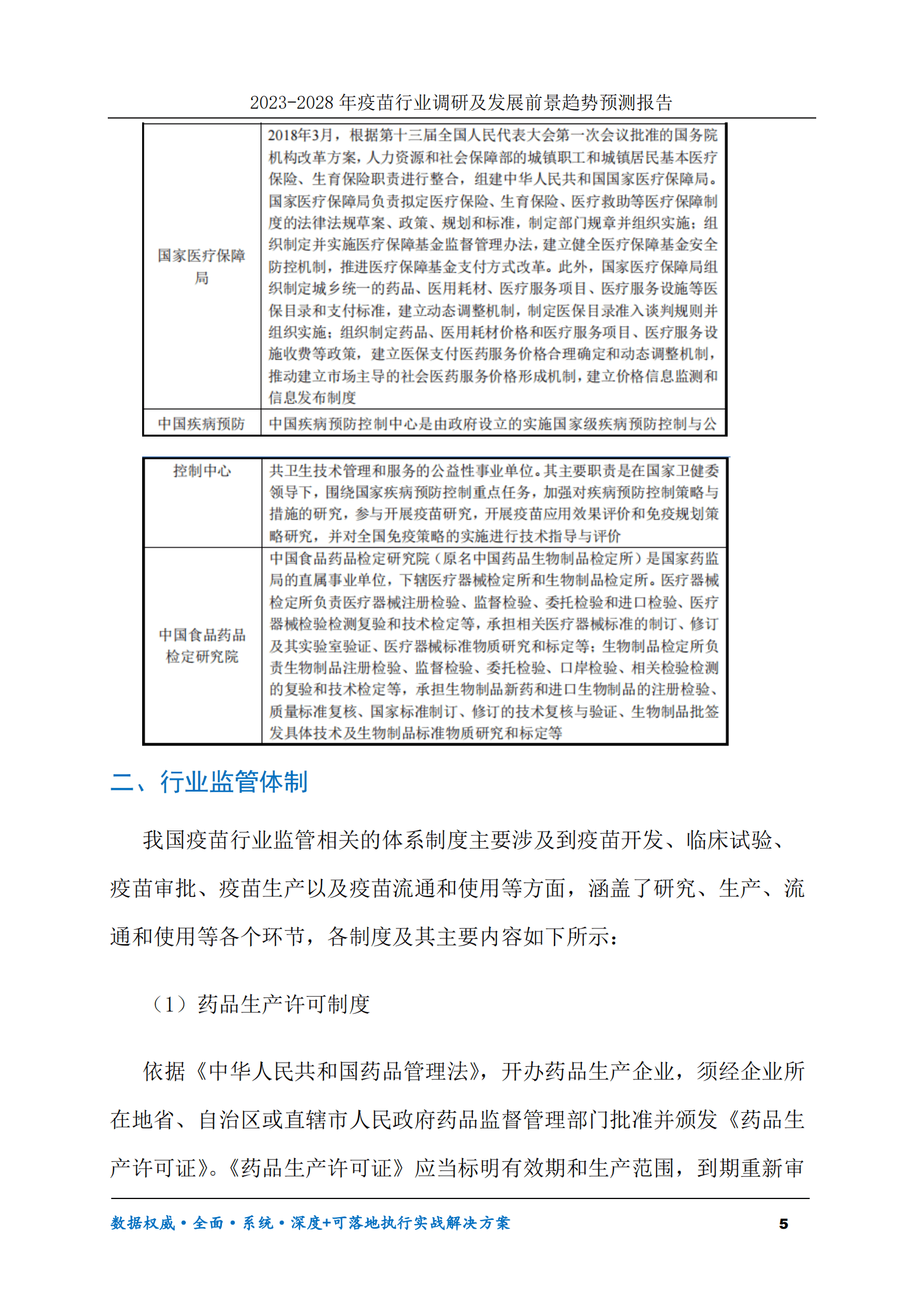 2023-2030年疫苗行业调研及发展前景趋势预测报告 第5页