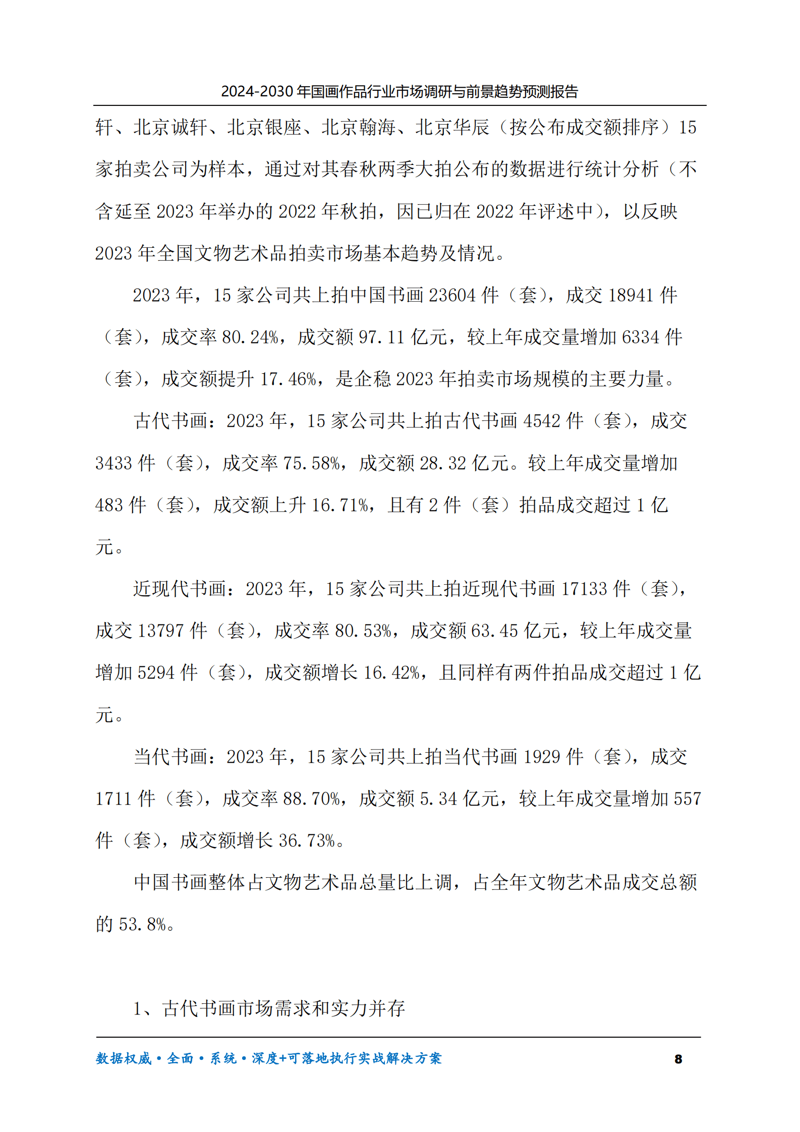 2024-2030年国画作品行业市场调研及前景趋势预测报告 第8页