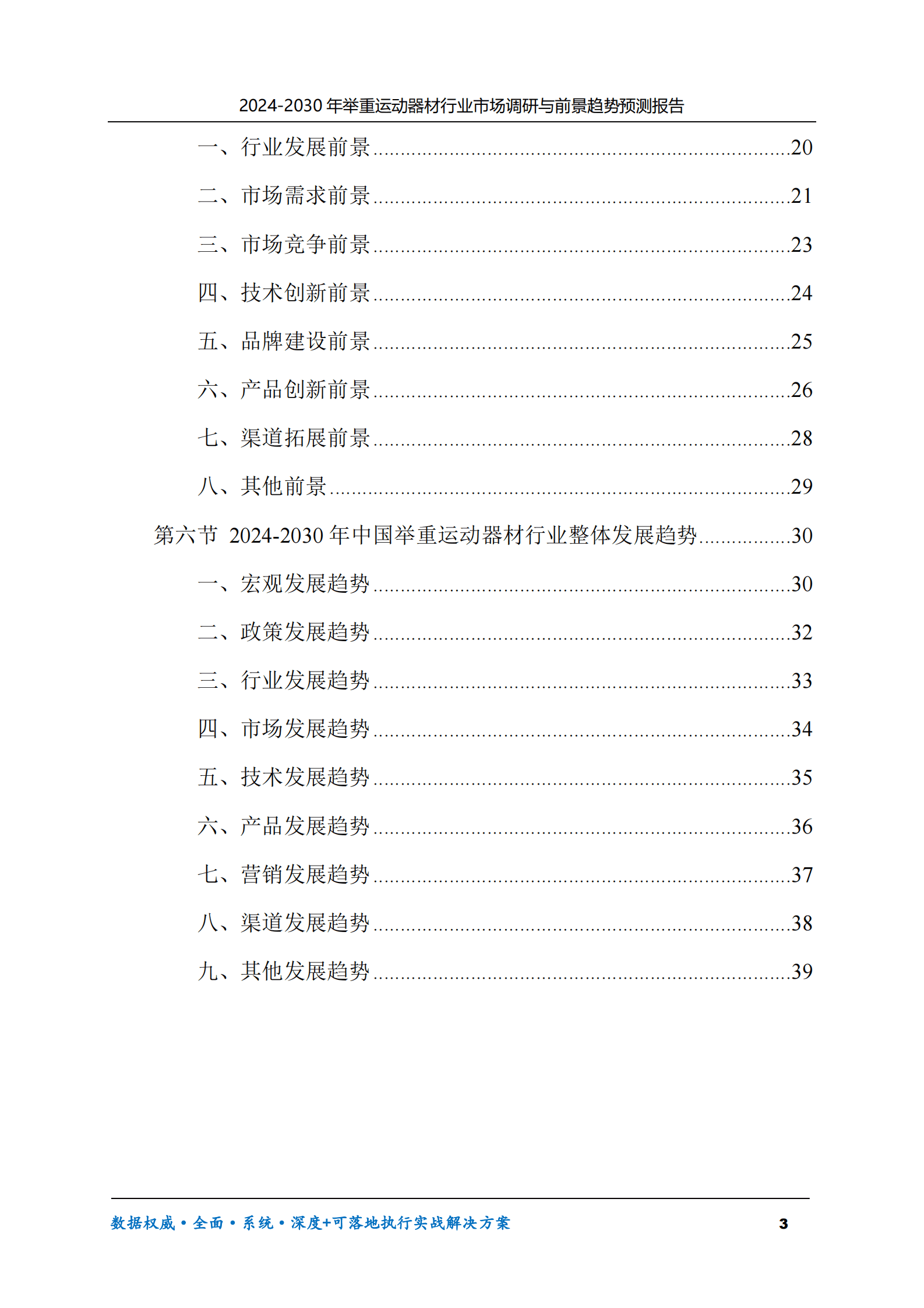 2024-2030年举重运动器材行业市场调研及前景趋势预测报告 第3页