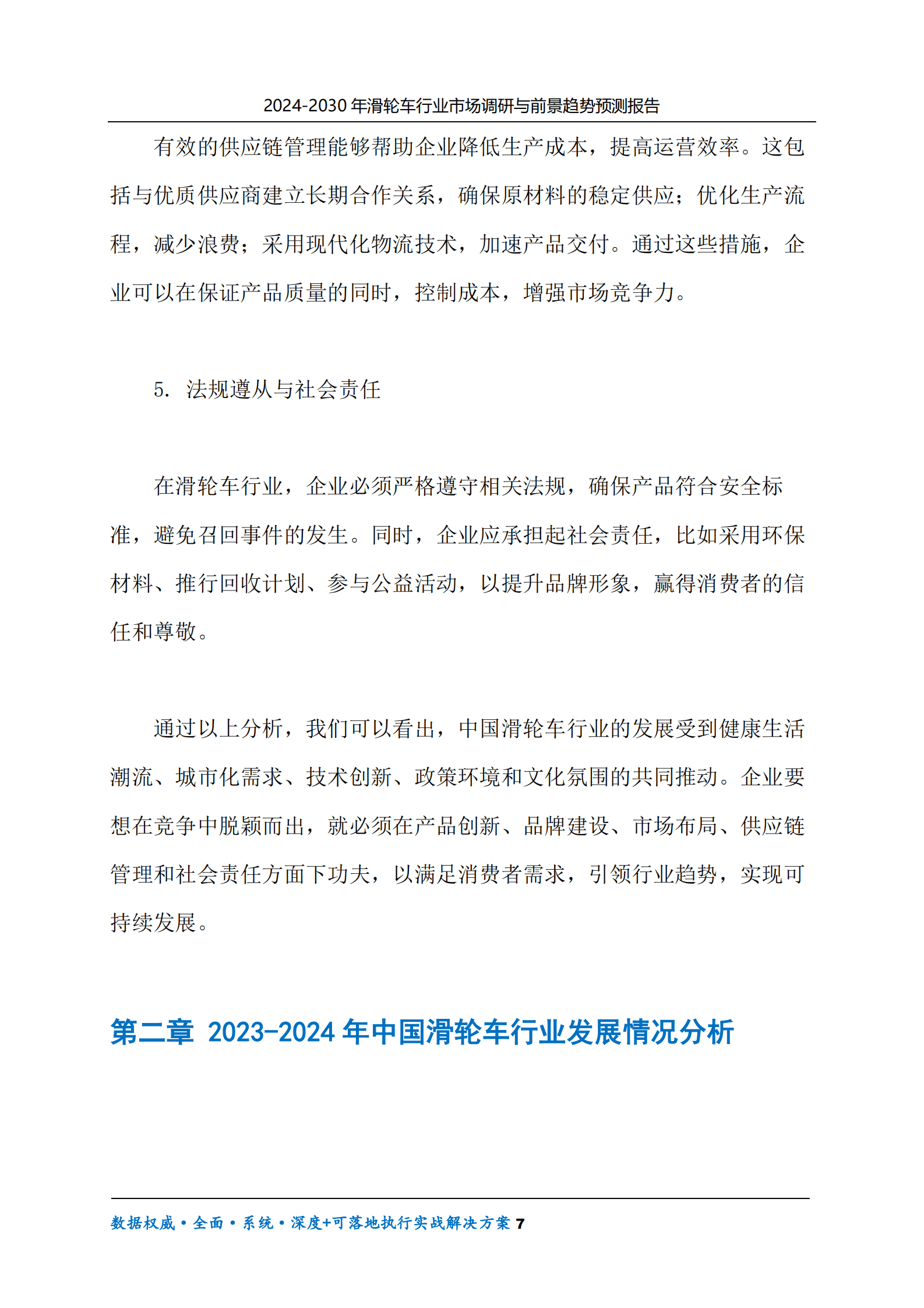 2024-2030年滑轮车行业市场调研及前景趋势预测报告 第7页