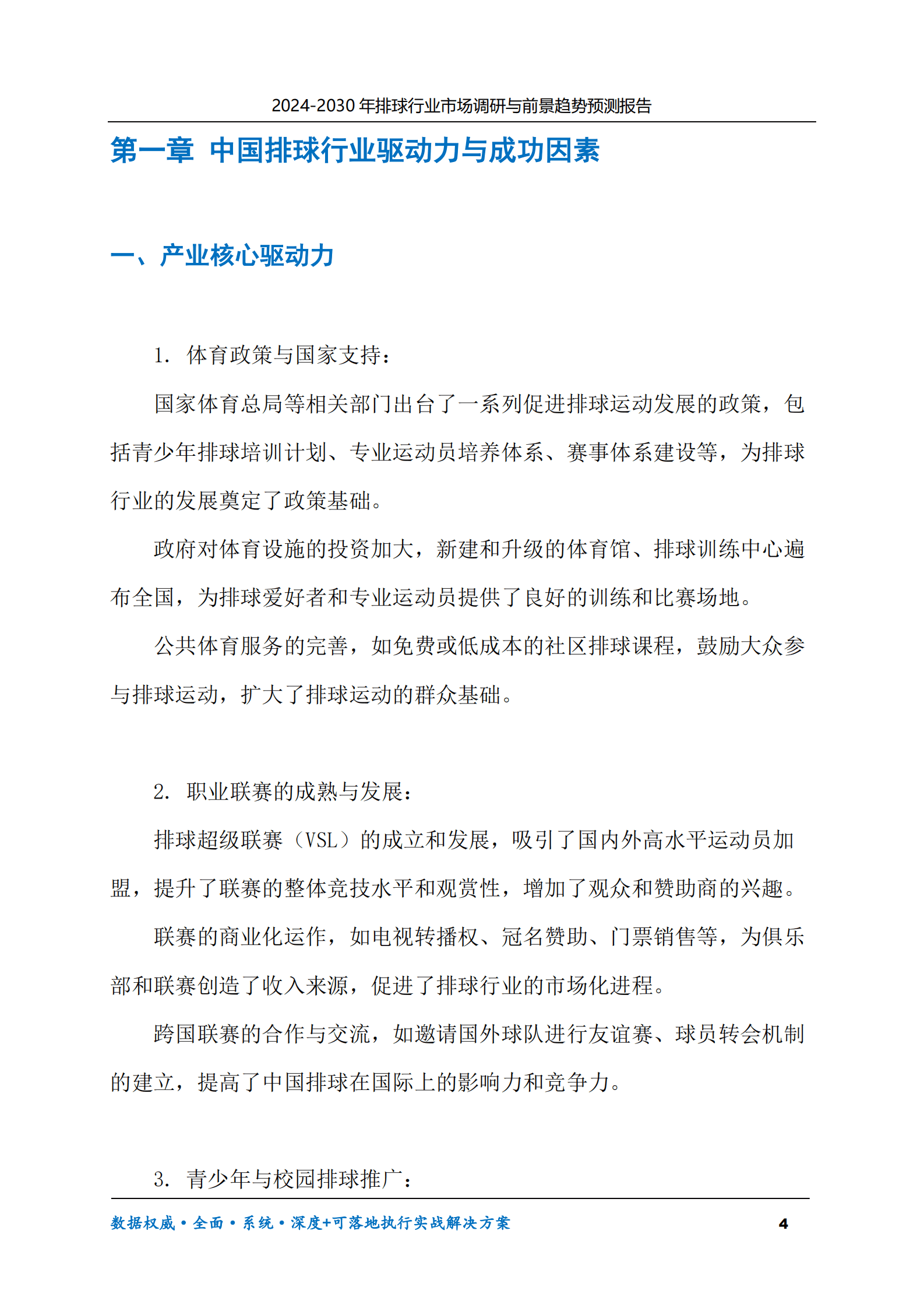 2024-2030年排球行业市场调研及前景趋势预测报告 第4页