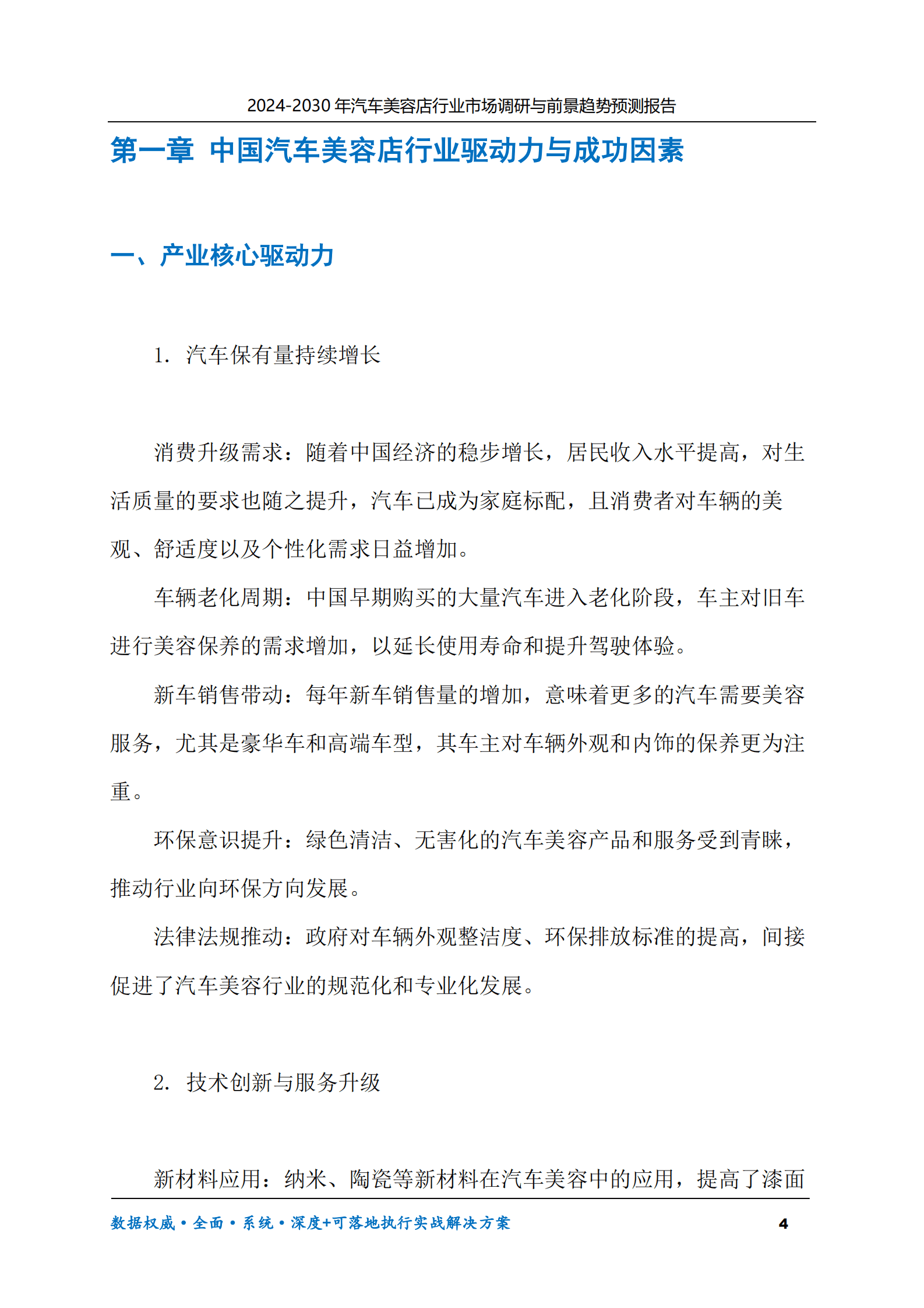 2024-2030年汽车美容店行业市场调研及前景趋势预测报告 第4页