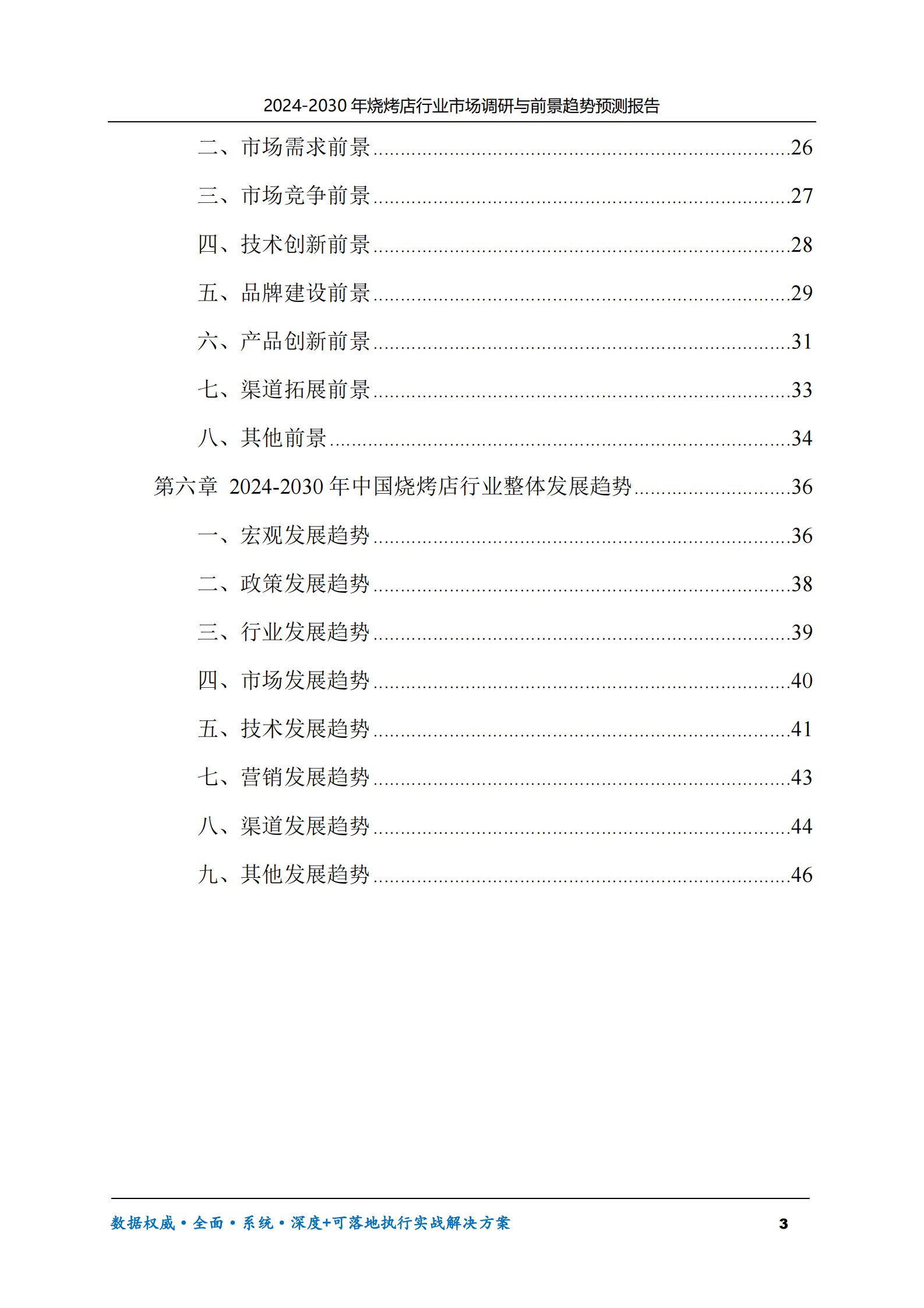 2024-2030年烧烤店行业市场调研及前景趋势预测报告 第3页